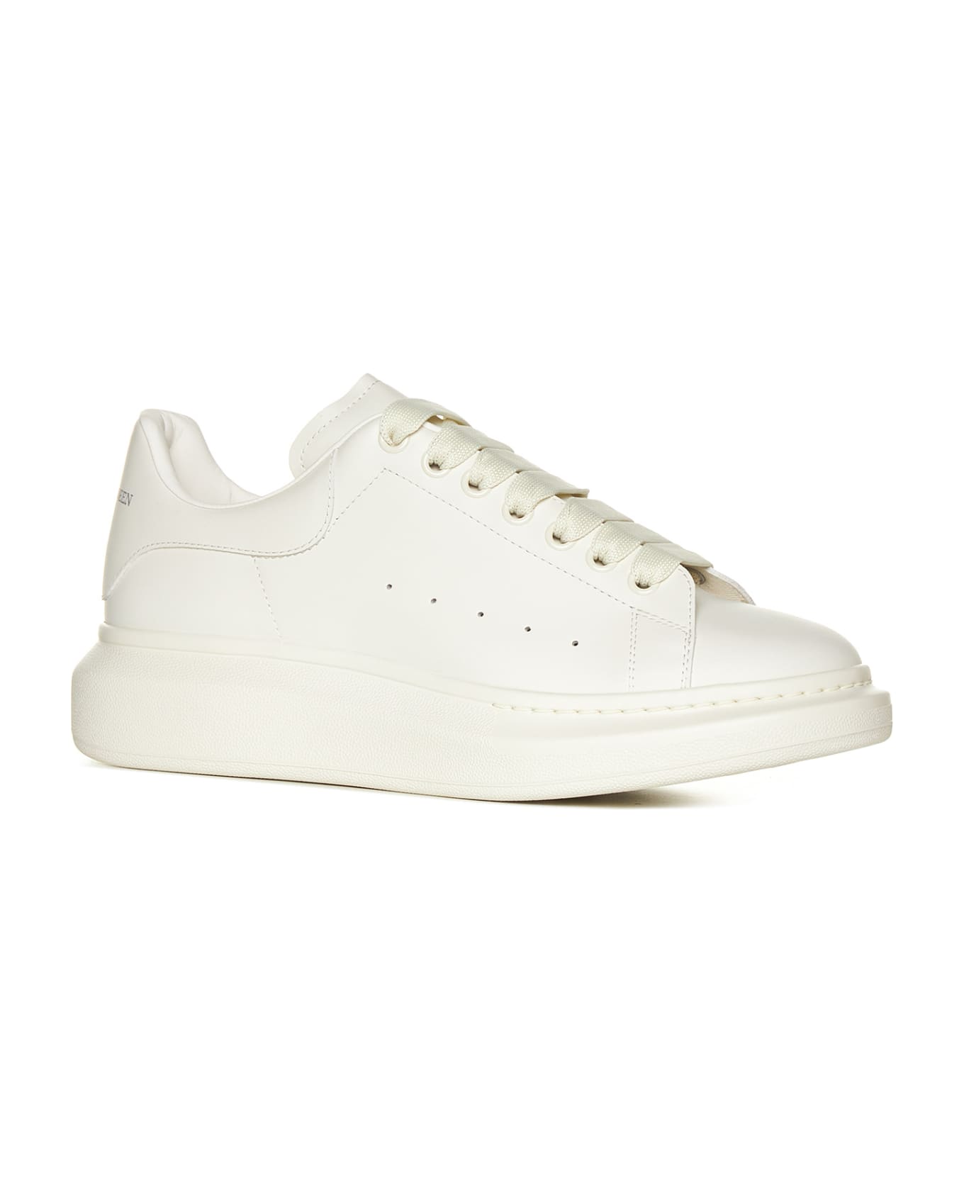 Alexander McQueen Larry Leather Sneakers - Vanilla Vanilla