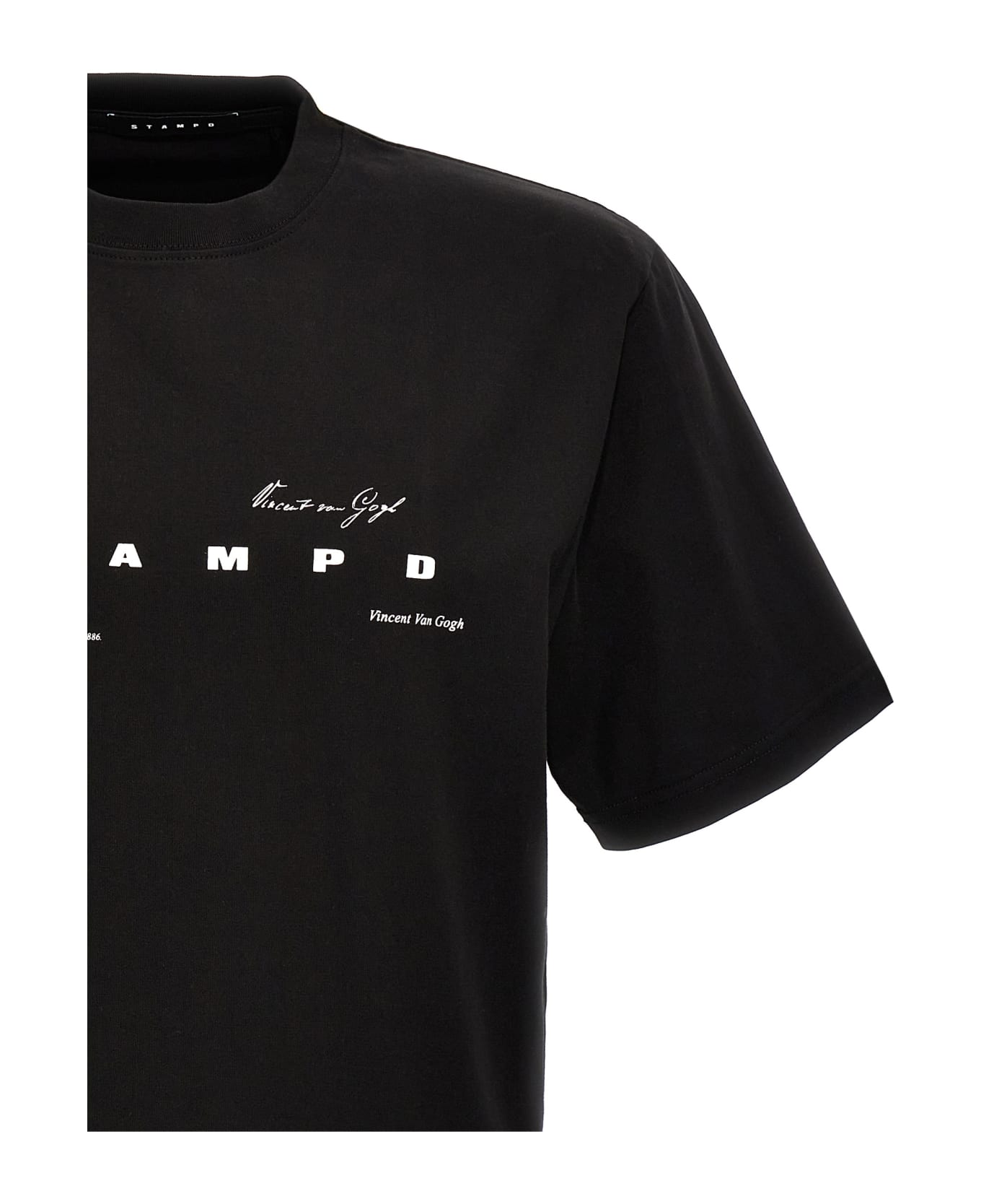 Stampd 'van Gogh Relaxed' T-shirt - Black  