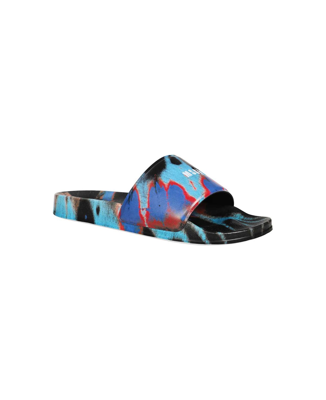 MSGM Slides With Logo - Multicolor