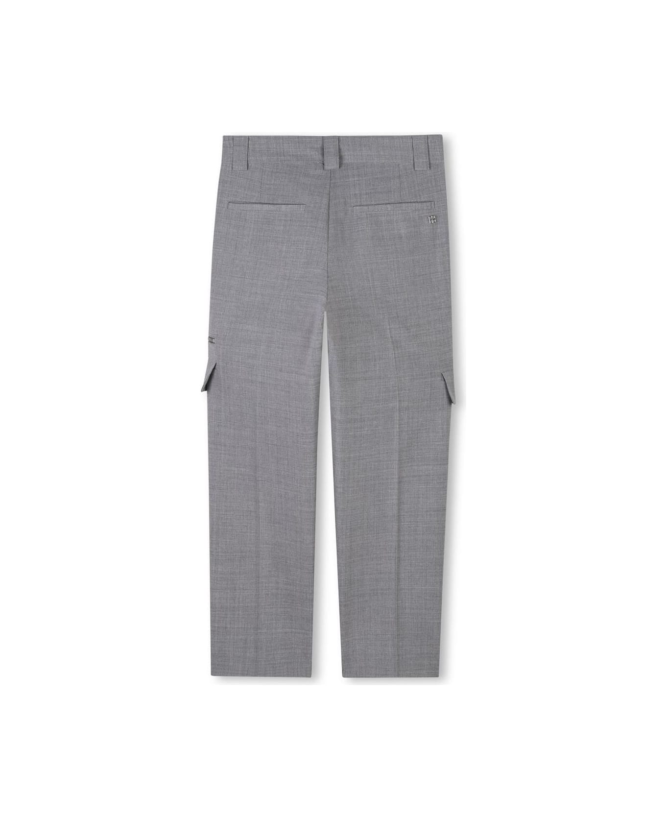 Givenchy Pantaloni Con Logo - Gray
