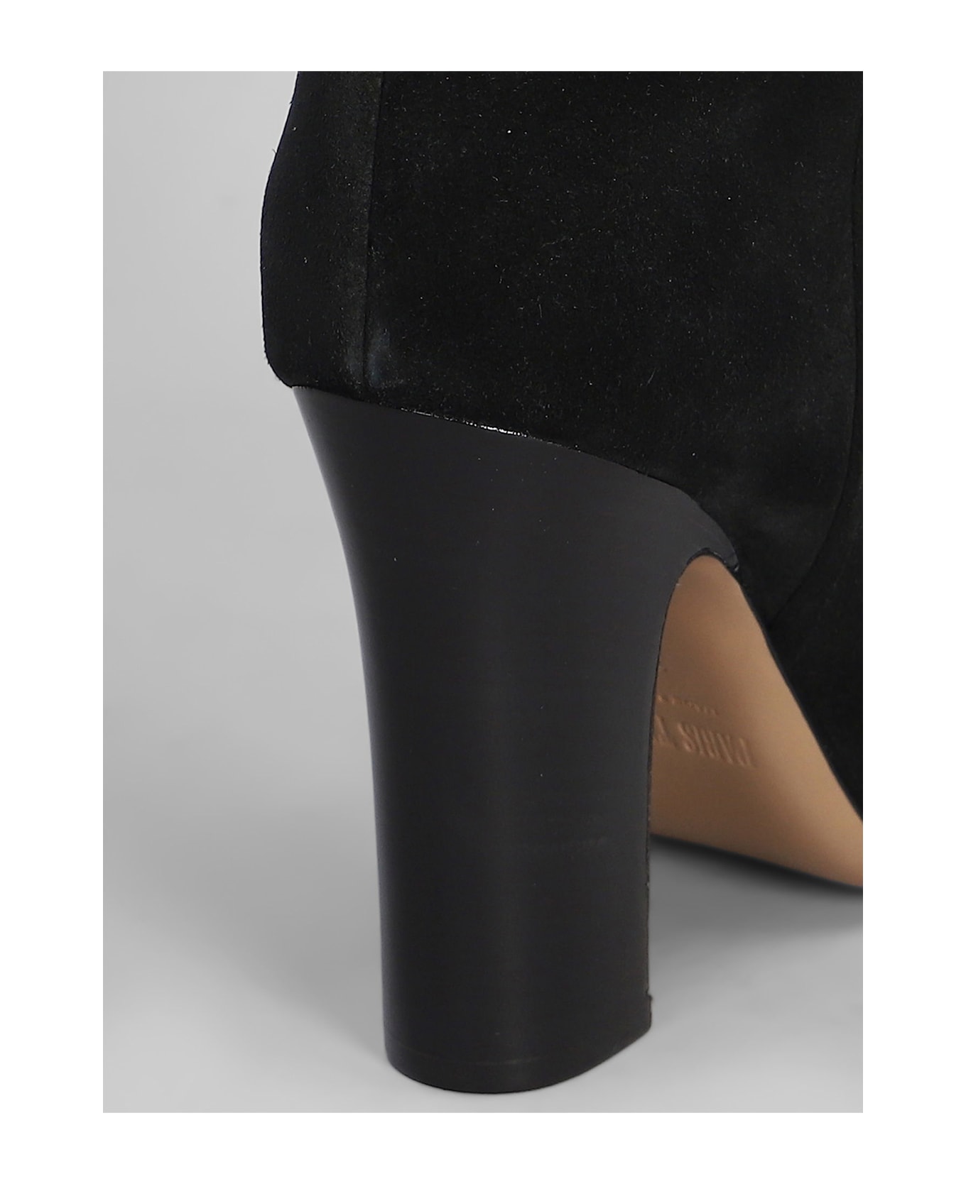 Paris Texas Lavinia Boot 100 High Heels Boots In Black Suede - black