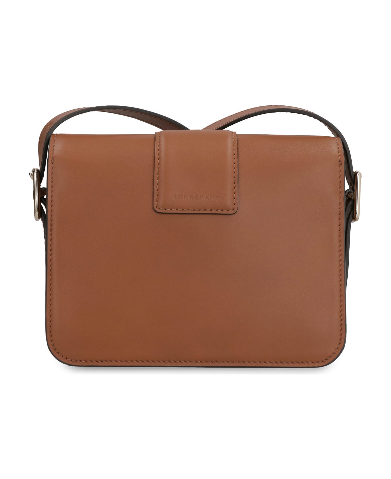 Longchamp Box-trot Leather Crossbody Bag - Brown