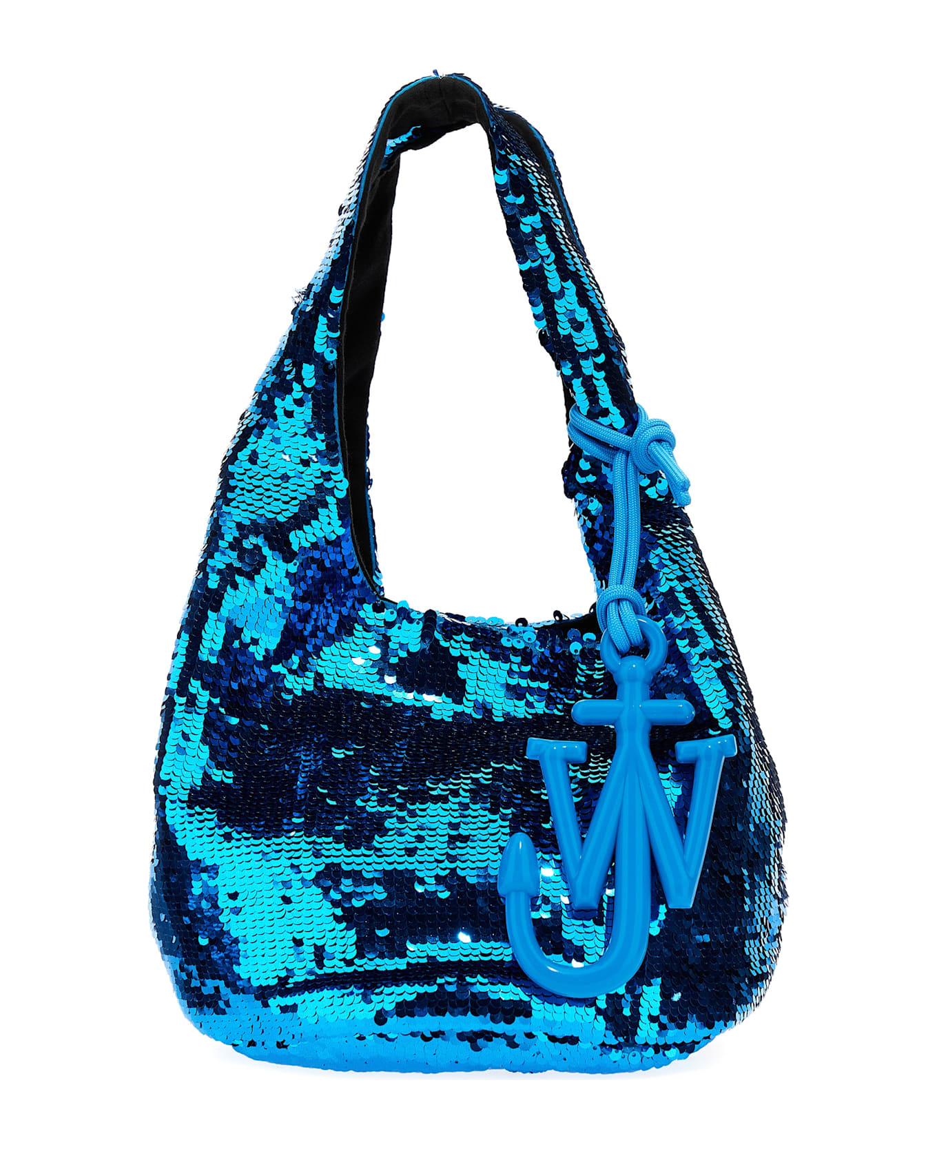 J.W. Anderson 
mini Sequin
 Shopping Bag - ACQUA