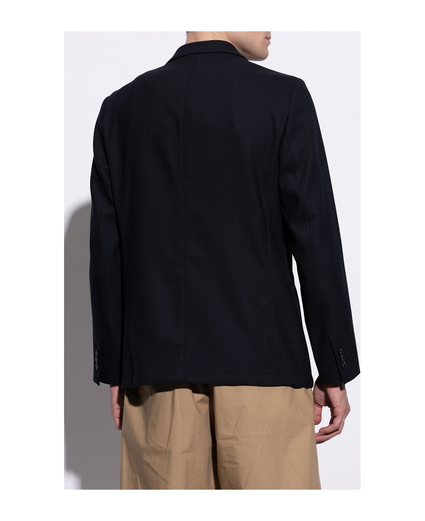 Emporio Armani Blazer With Open Lapels - Blue Navy