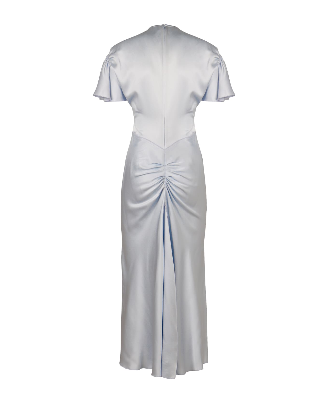 Victoria Beckham Satin Dress - Light Blue ワンピース＆ドレス