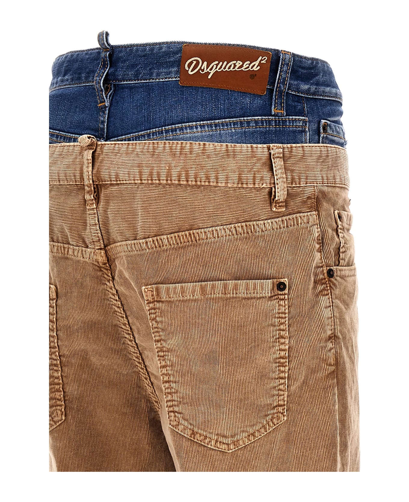 Dsquared2 '642 Twin Pack' Jeans - Beige