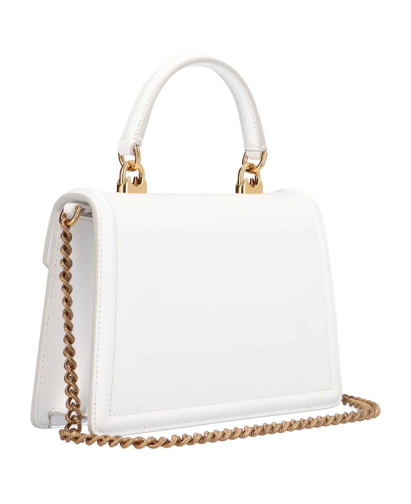 Dolce & Gabbana Small Devotion Bag - Optical White トートバッグ