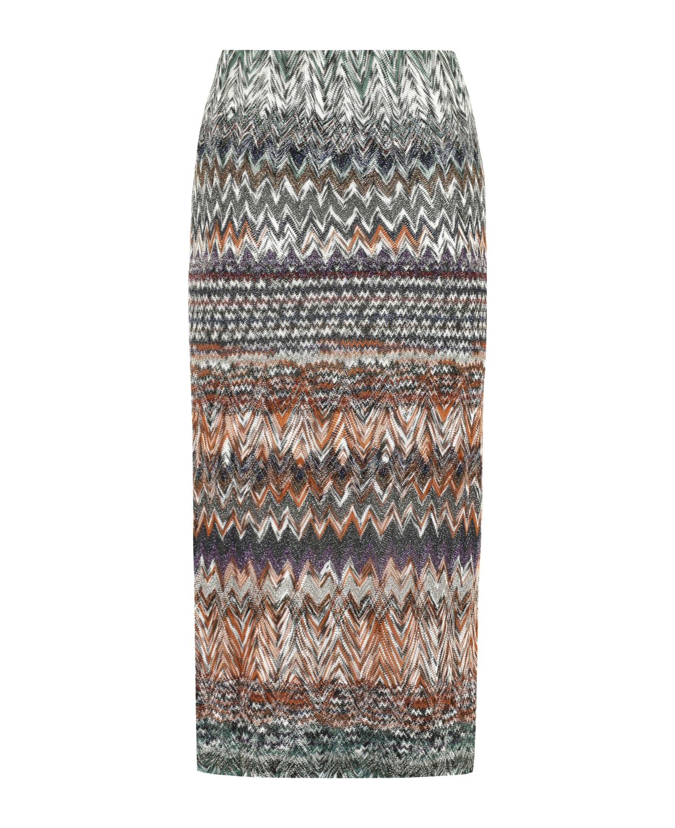 Missoni Chevron Motif Knitted Skirt - Multicolor スカート