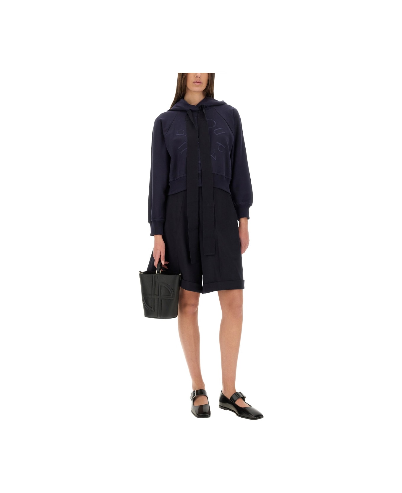 Patou Sweatshirt With Logo - BLUE
