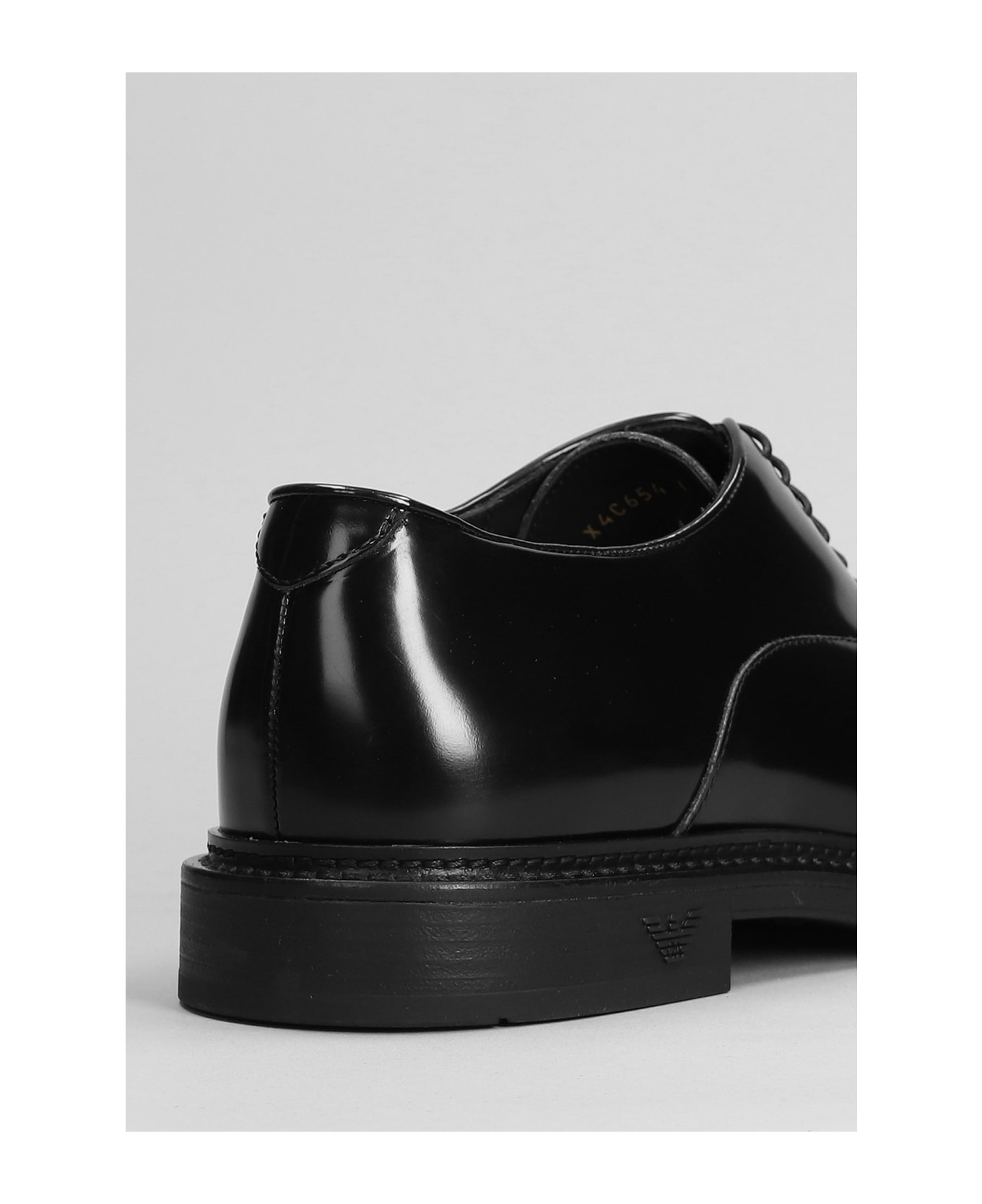 Emporio Armani Lace Up Shoes - black