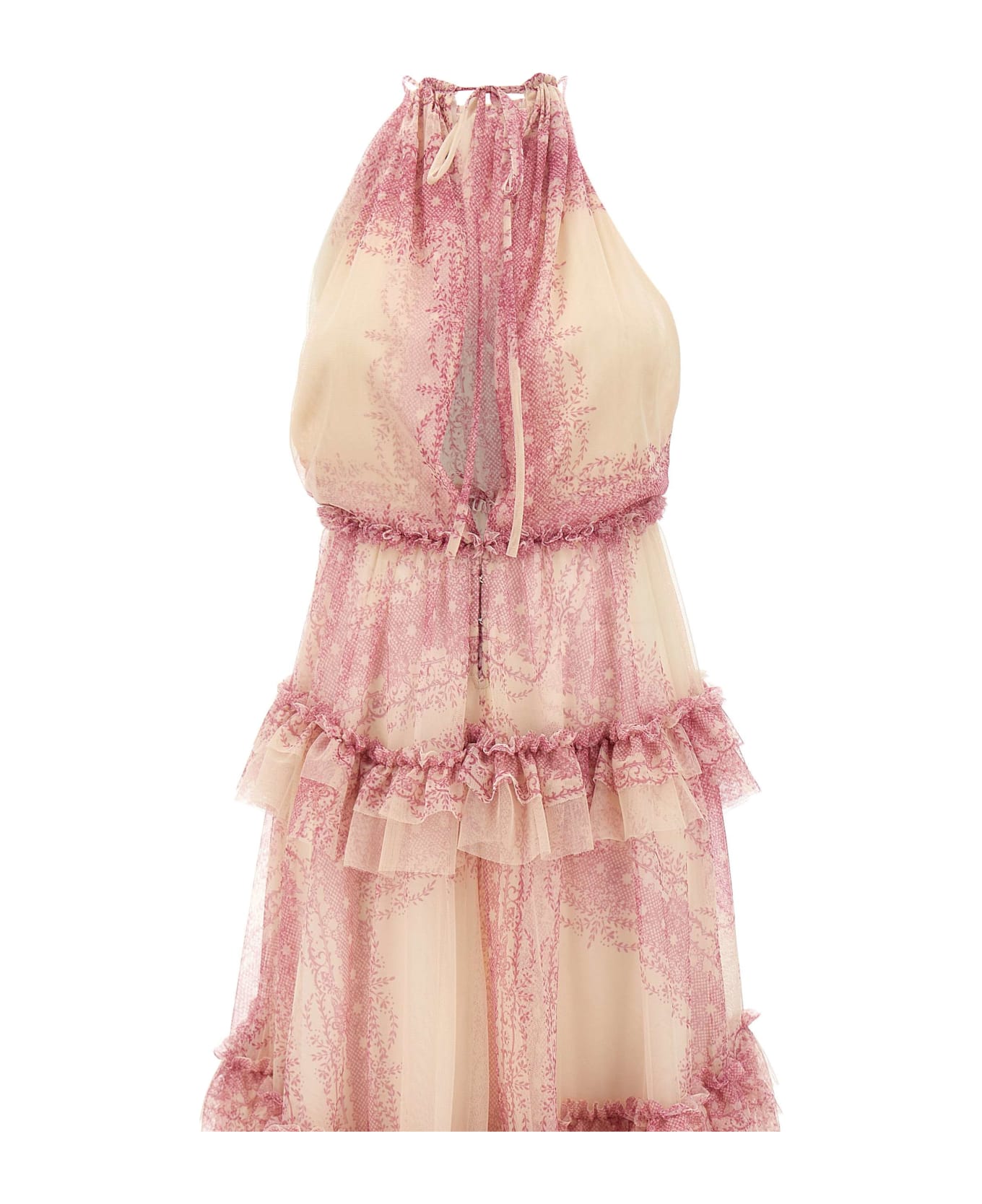 Philosophy di Lorenzo Serafini Tulle Dress - Pink/Beige