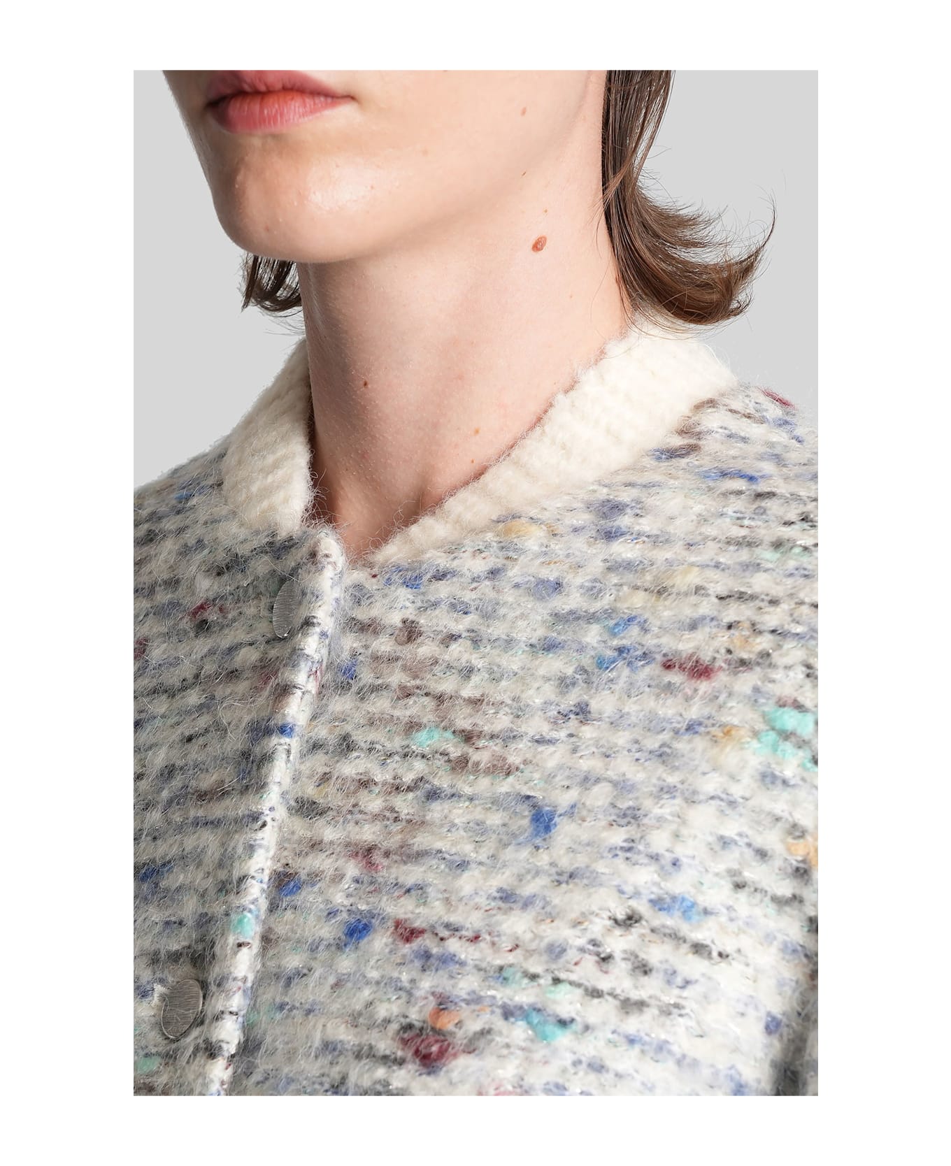 IRO Selim Bomber Jacket In Multicolor Acrylic - multicolor