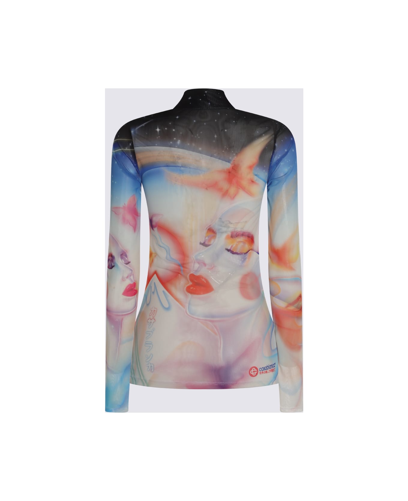 Casablanca Multicolor Top - Red