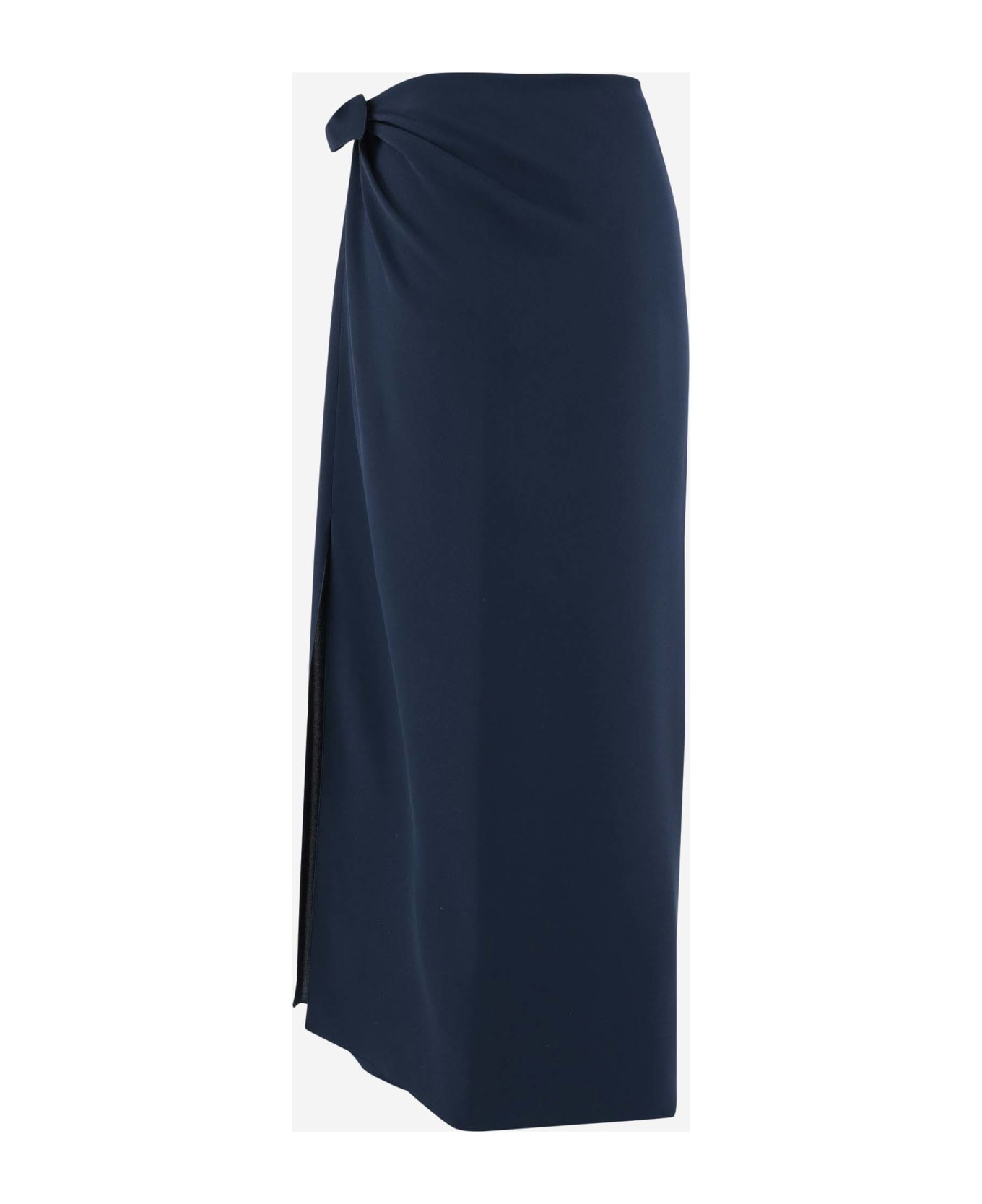 Stephan Janson Silk Skirt - Blue スカート