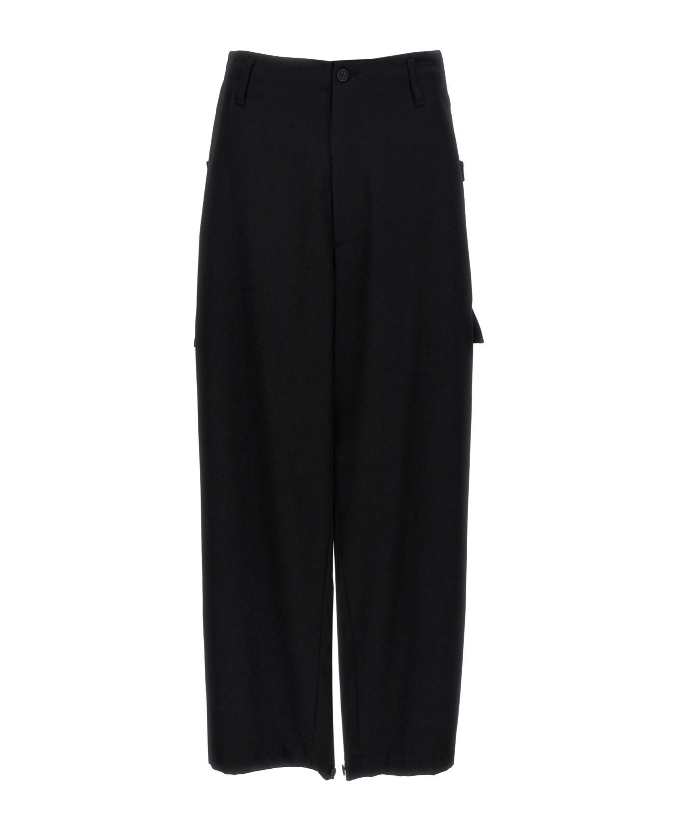 Yohji Yamamoto 
tab Wide P
 Pants - Black  