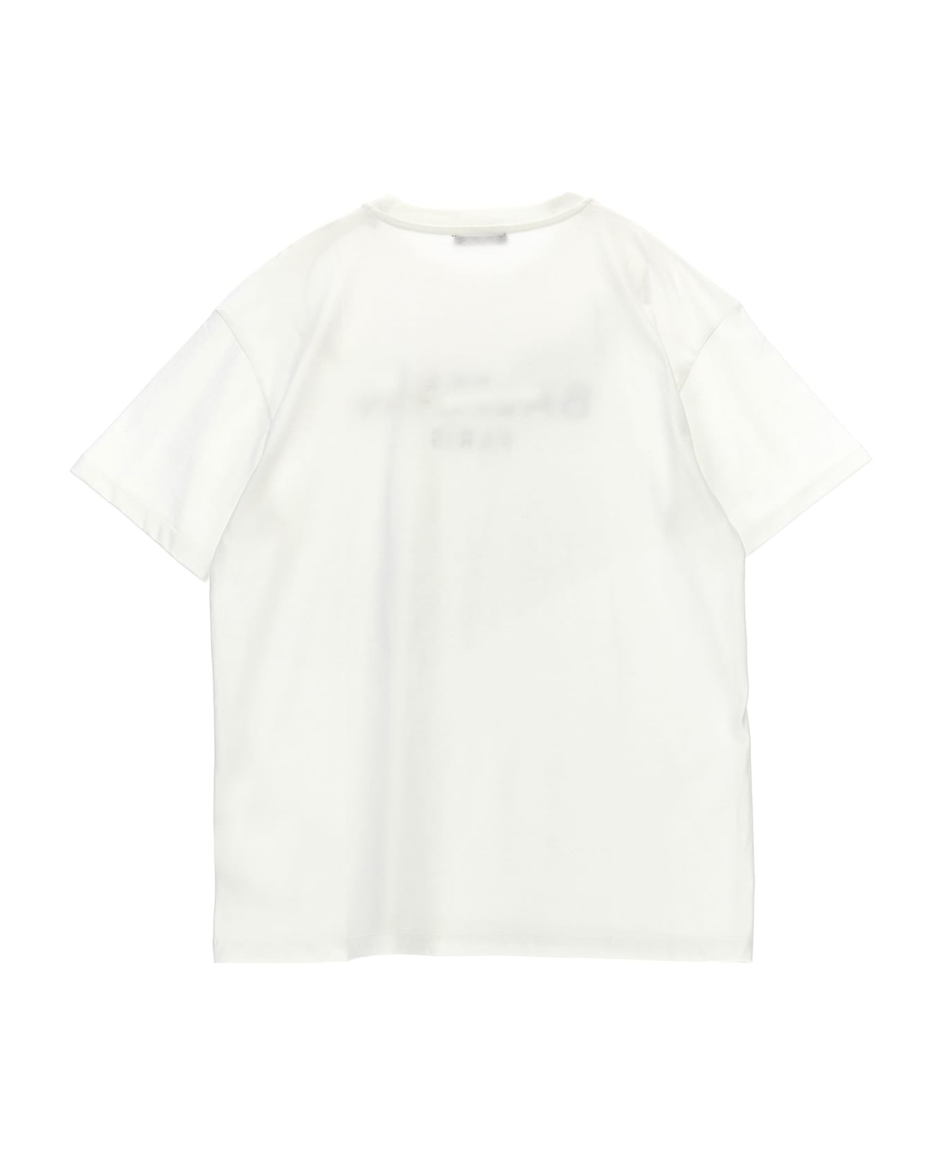 Balmain Flocked Logo T-shirt - White