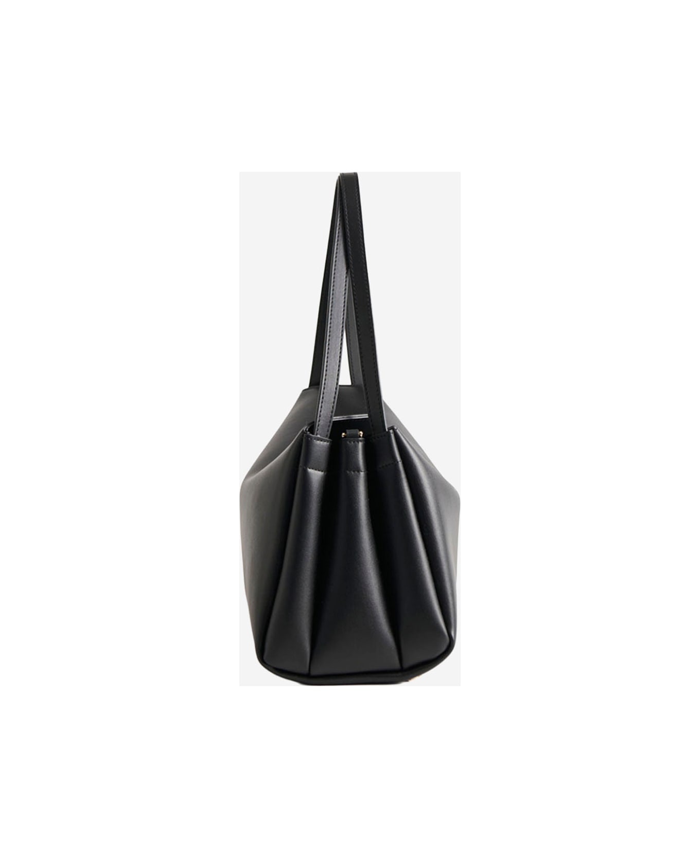 THEMOIRè Eudora Vegan Fabric Shoulder Bag - Black
