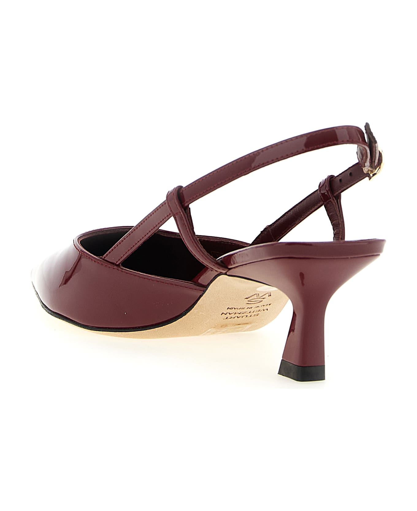 Stuart Weitzman 'vinnie' Slingback - Bordeaux