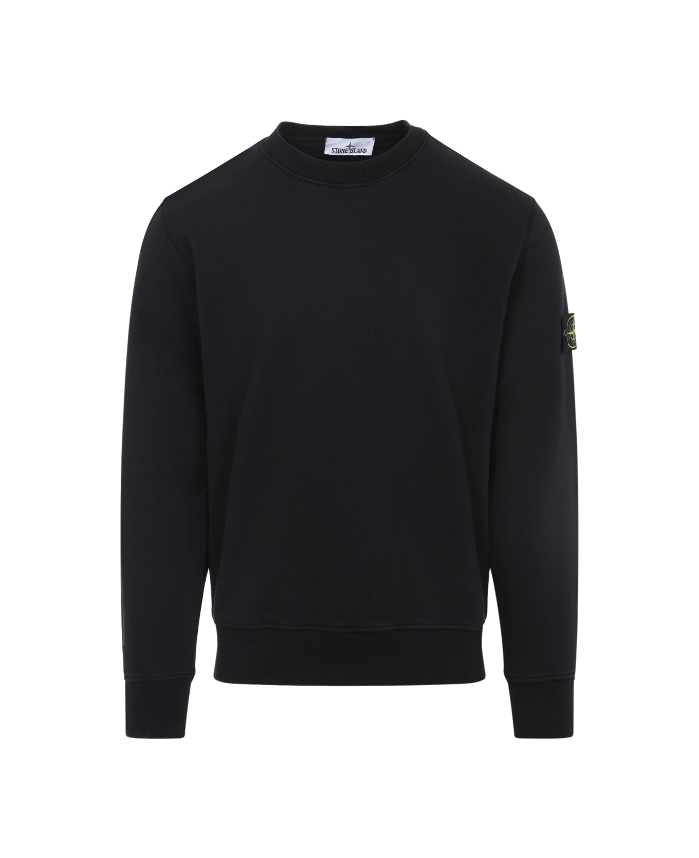 Stone Island Cotton Sweatshirt - Black フリース