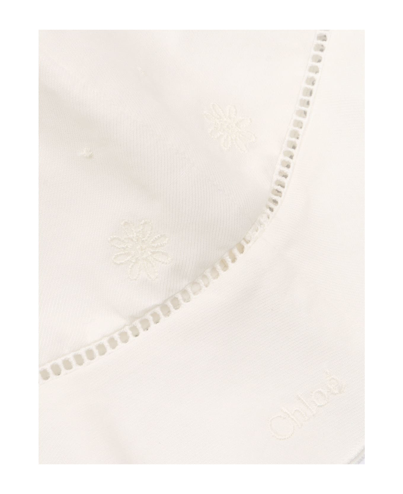 Chloé Dress+bloomer+cap - WHITE