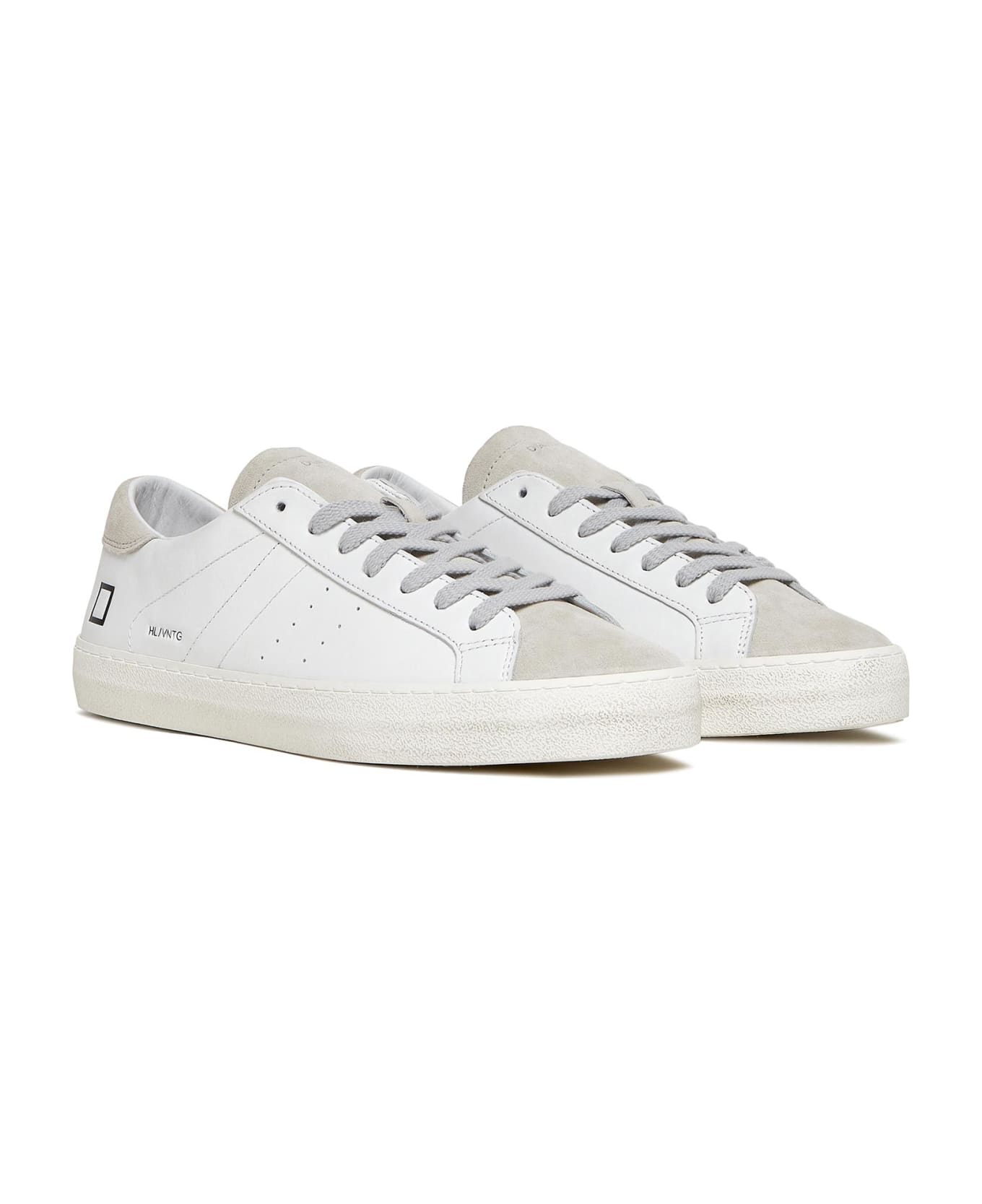 D.A.T.E. Hill Low Vintage Leather Sneaker - WHITE スニーカー