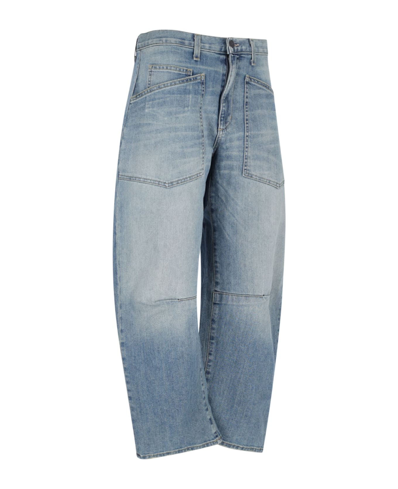 Nili Lotan 
shon
 Curved Jeans - Light Blue