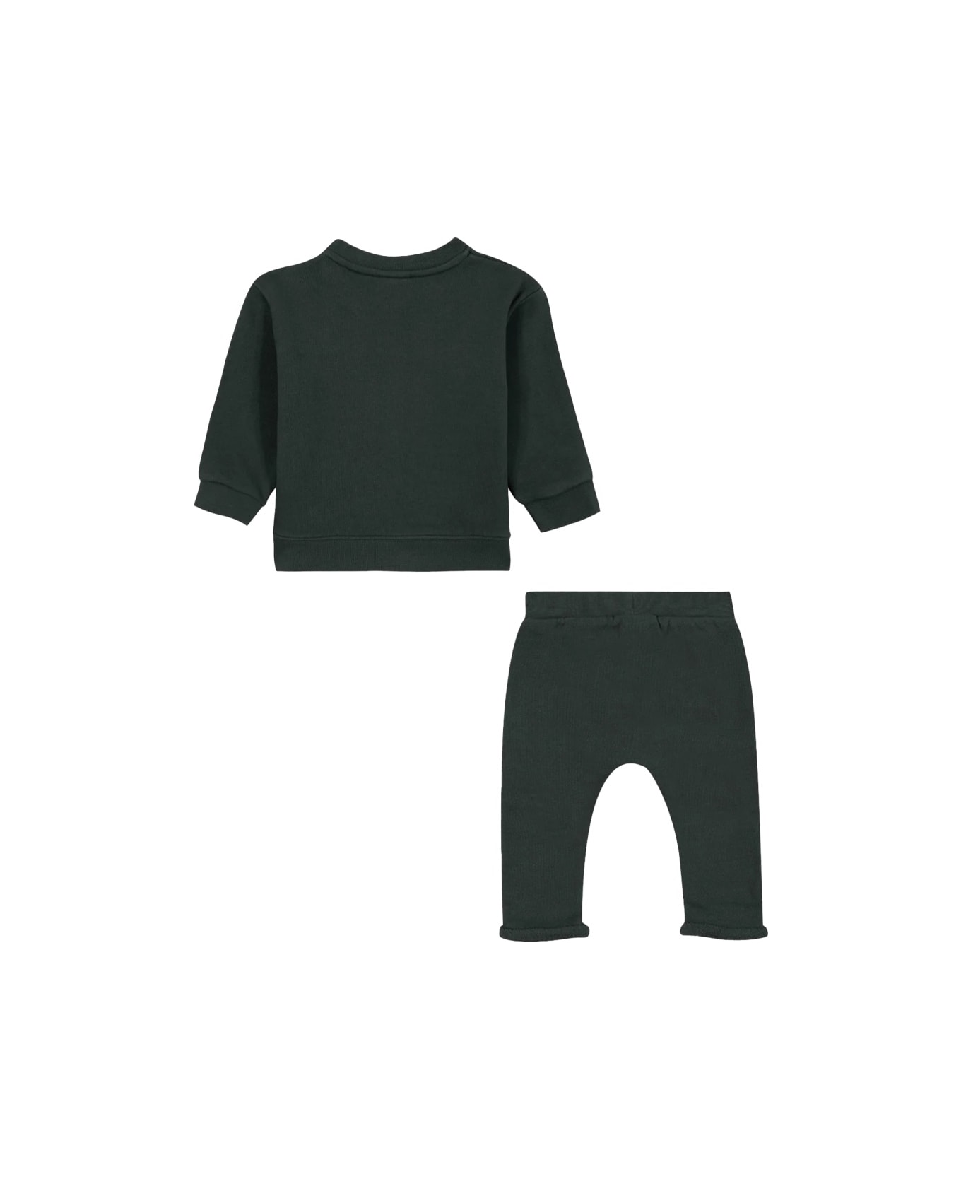 Bonton "ensmily Poodle" Pants And Shirt Set - GREY