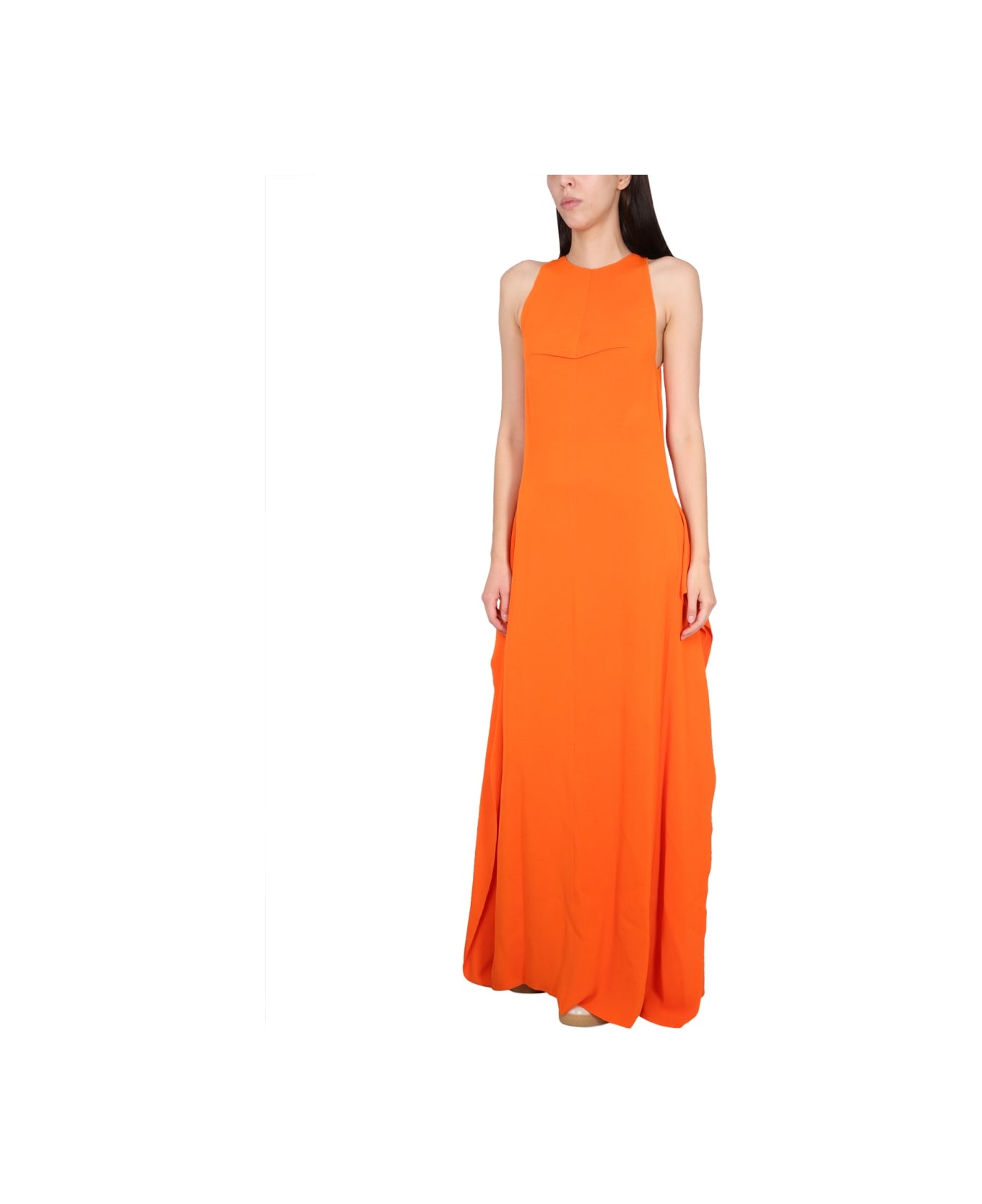 Lanvin Longuette Dress - BRIGHT ORANGE