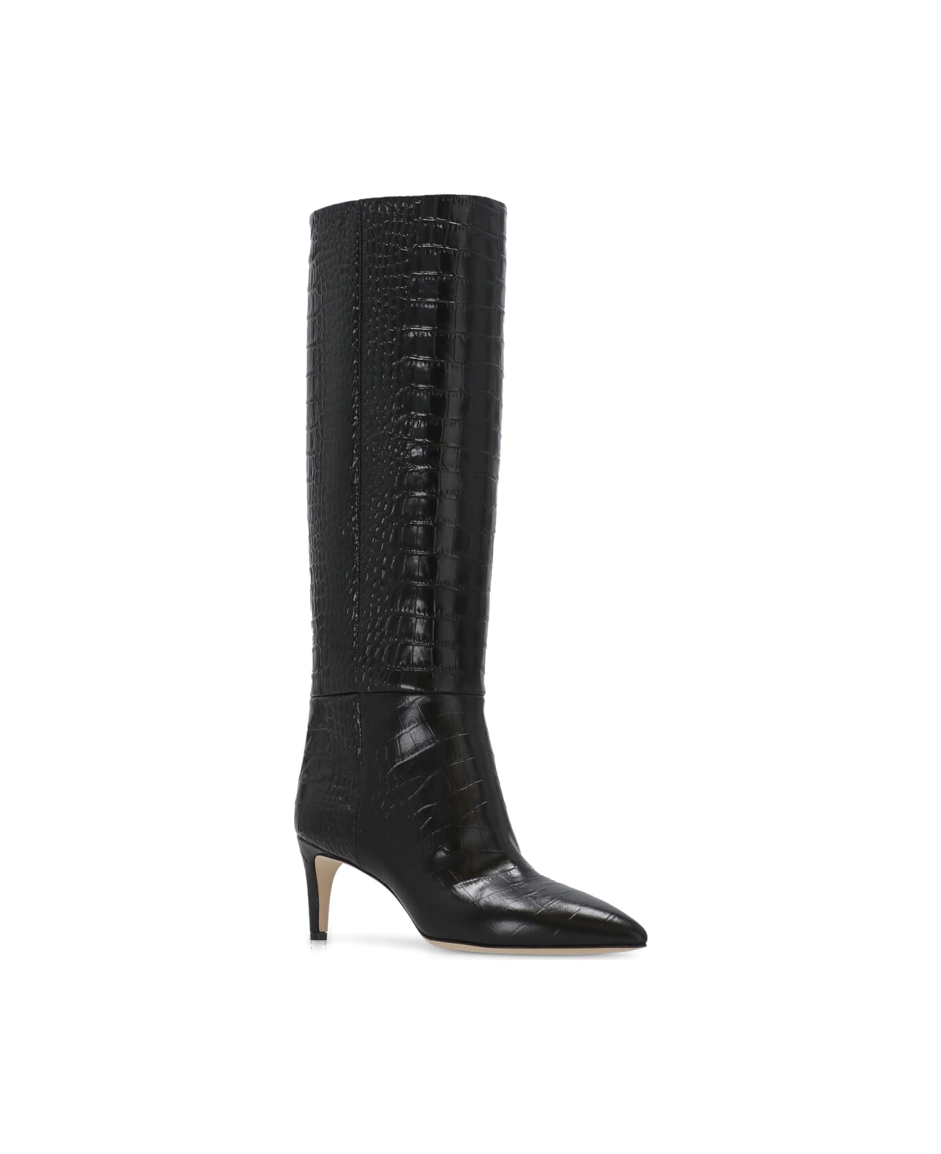 Paris Texas Stiletto Boots - Black