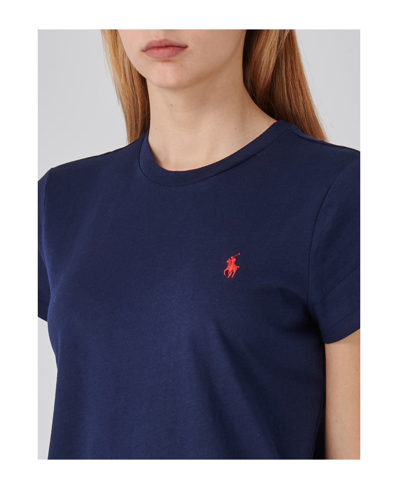 Polo Ralph Lauren Cotton T-shirt - NAVY Tシャツ
