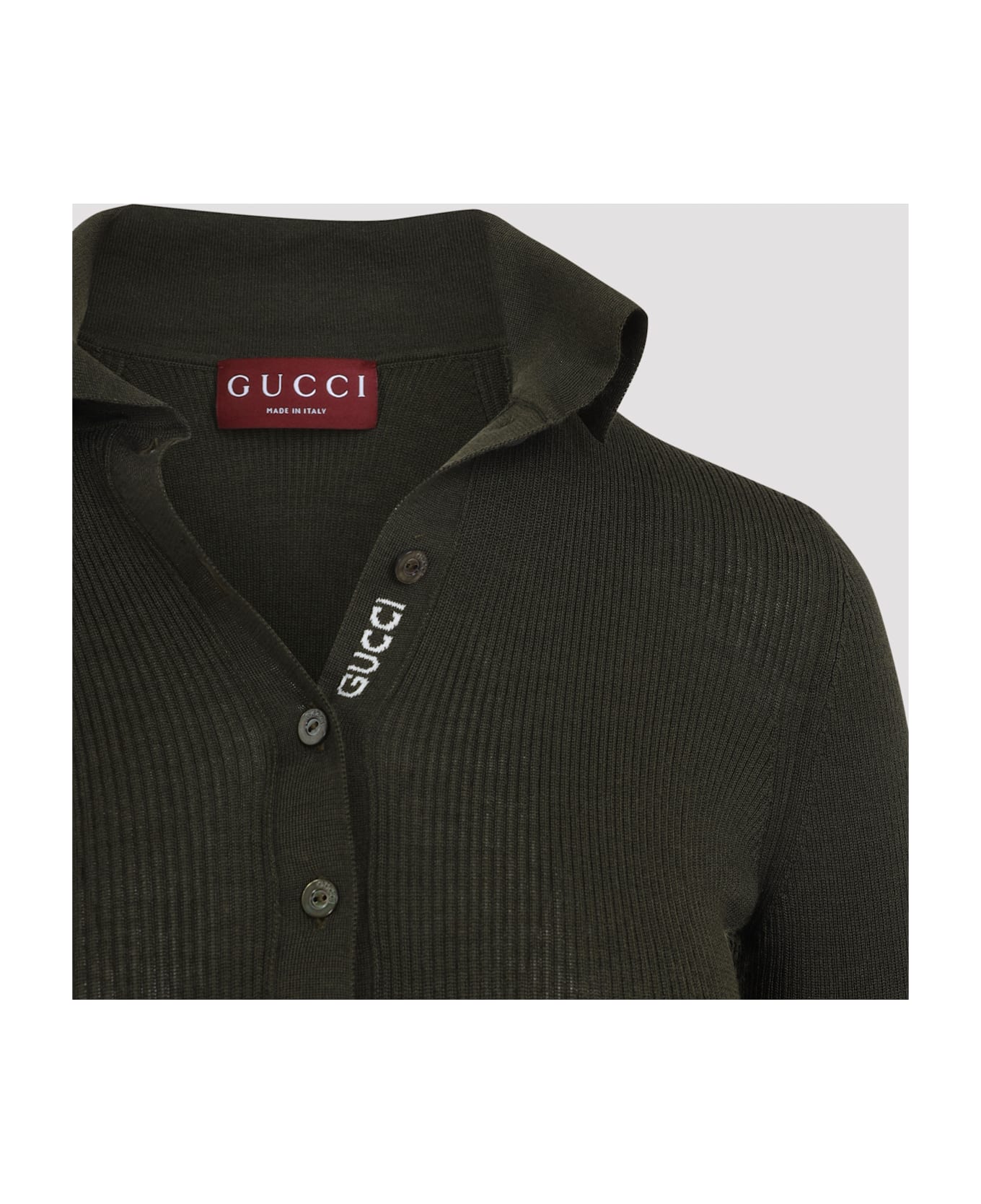 Gucci Web Polo - Forest Green