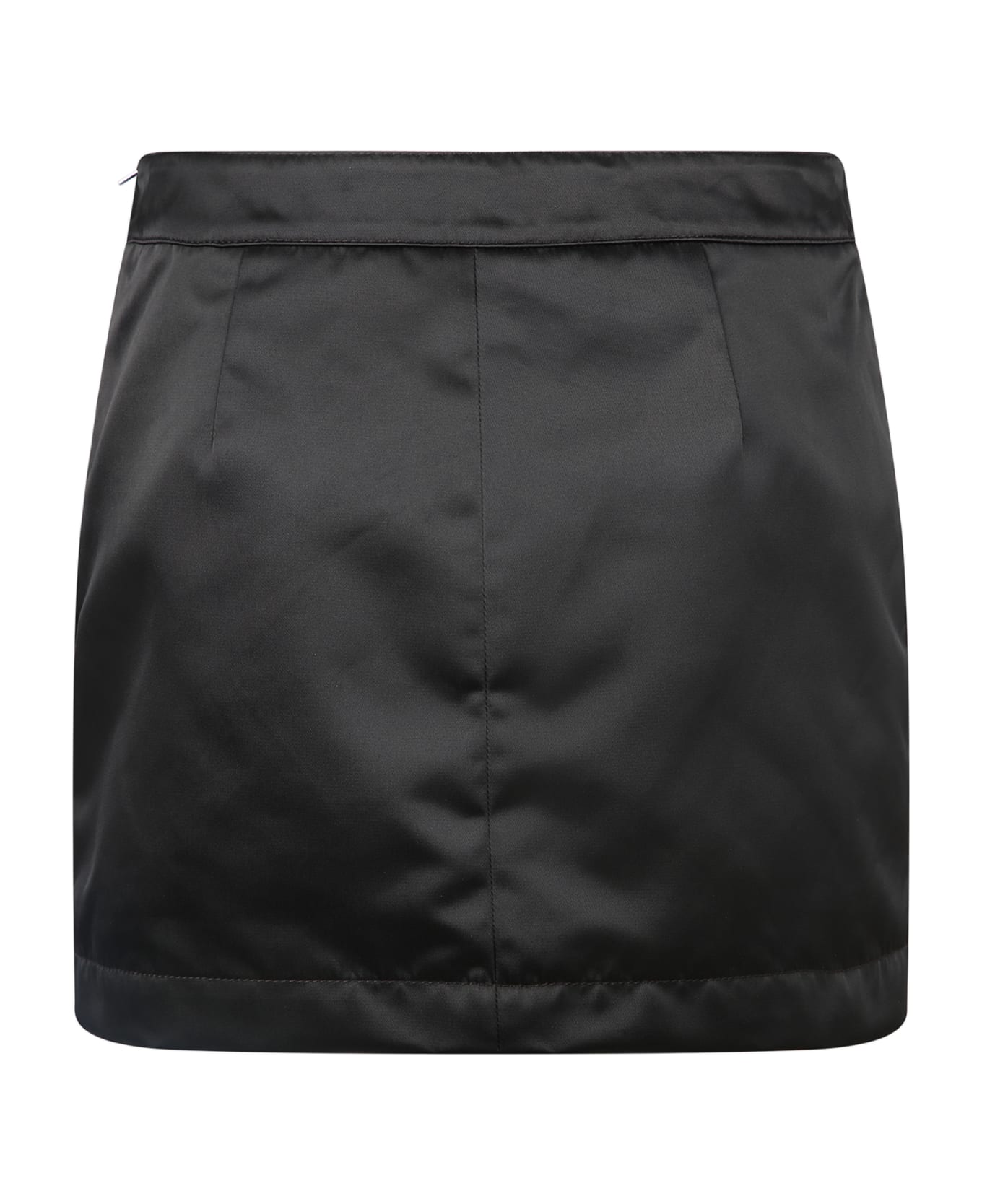1017 ALYX 9SM Buckle Satin Mini Skirt - Black