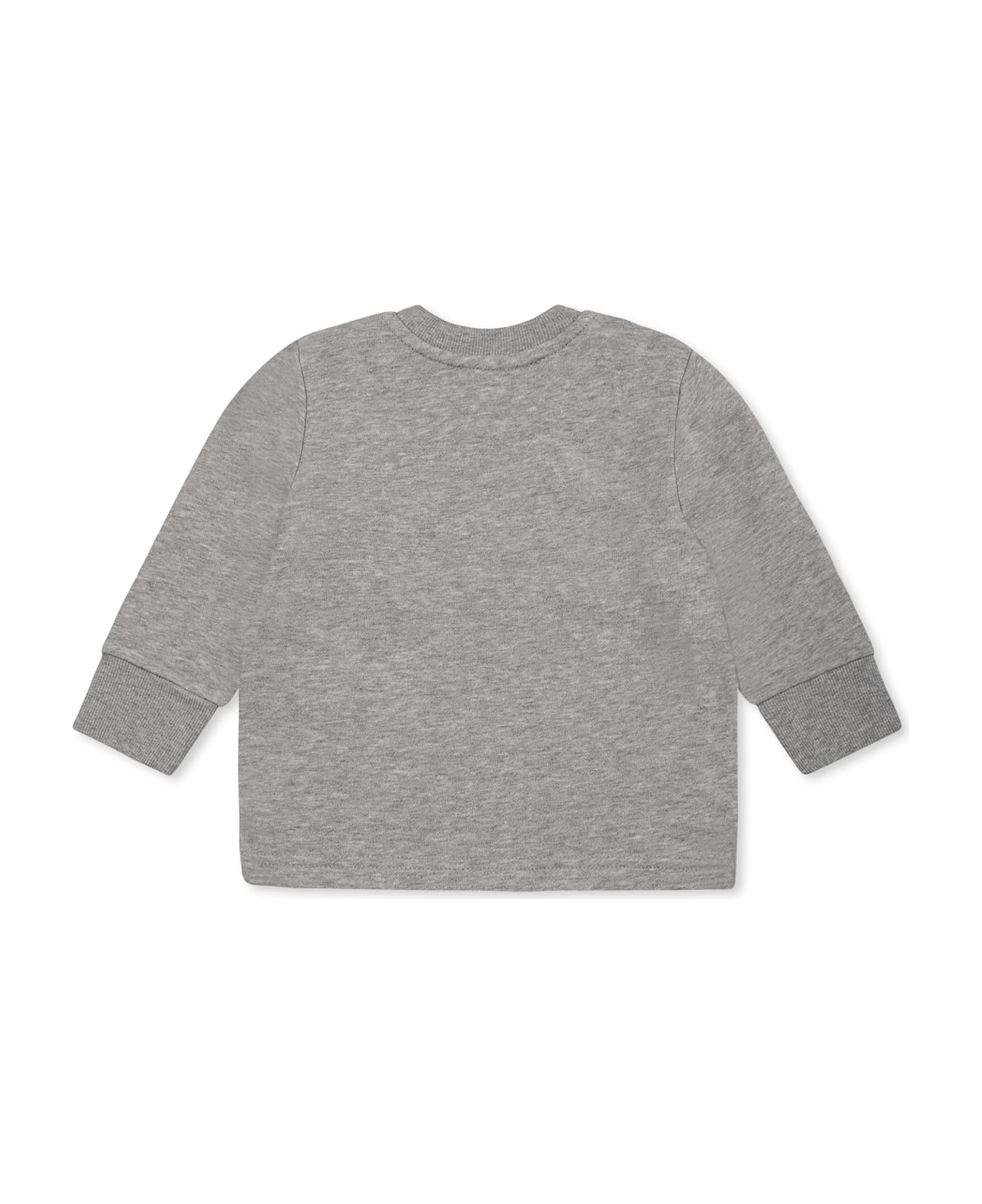 Diesel Grey Sweatshirt For Baby Boy With Pochette - Grey