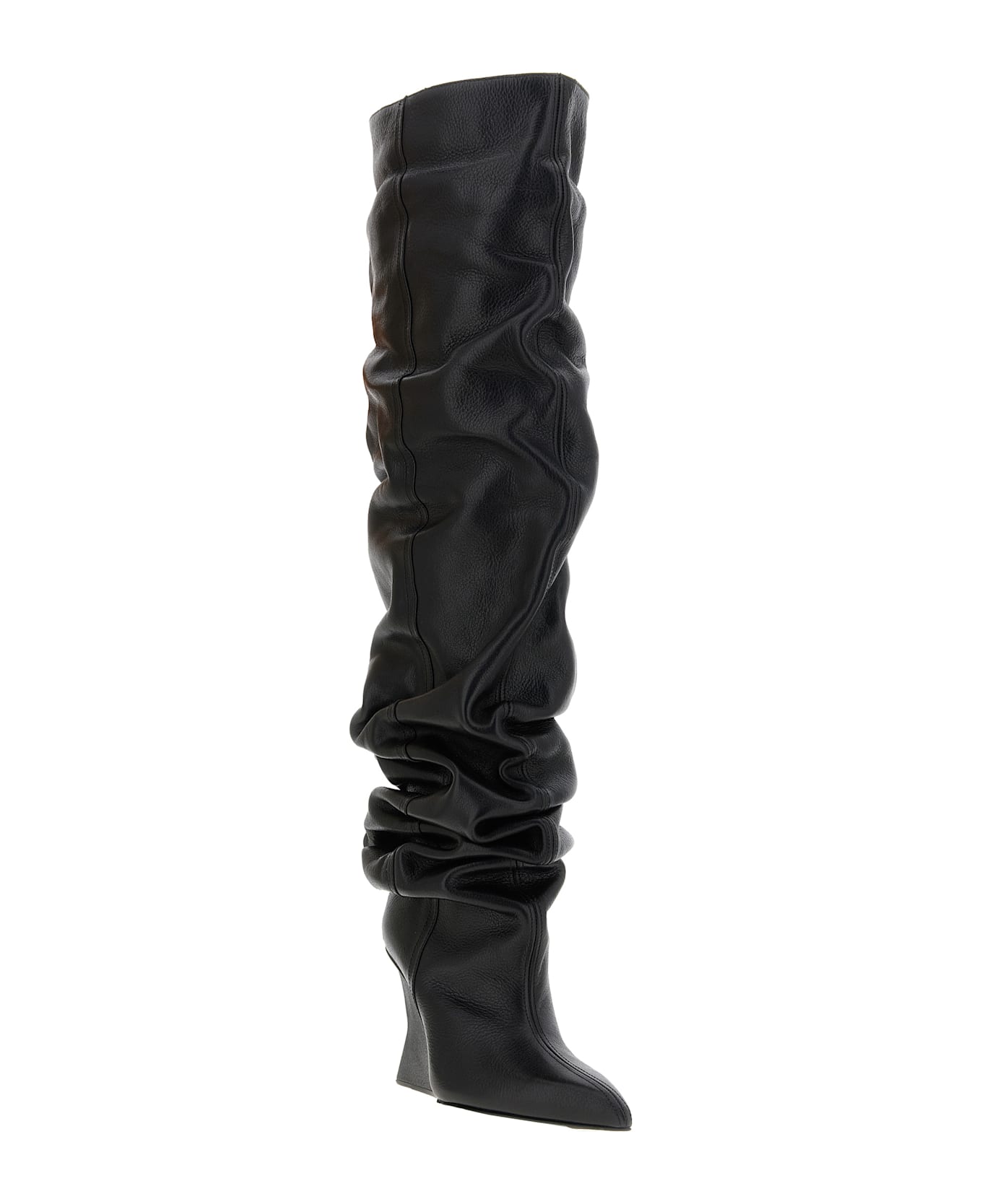 Balmain Cuissardes Leather - Black  