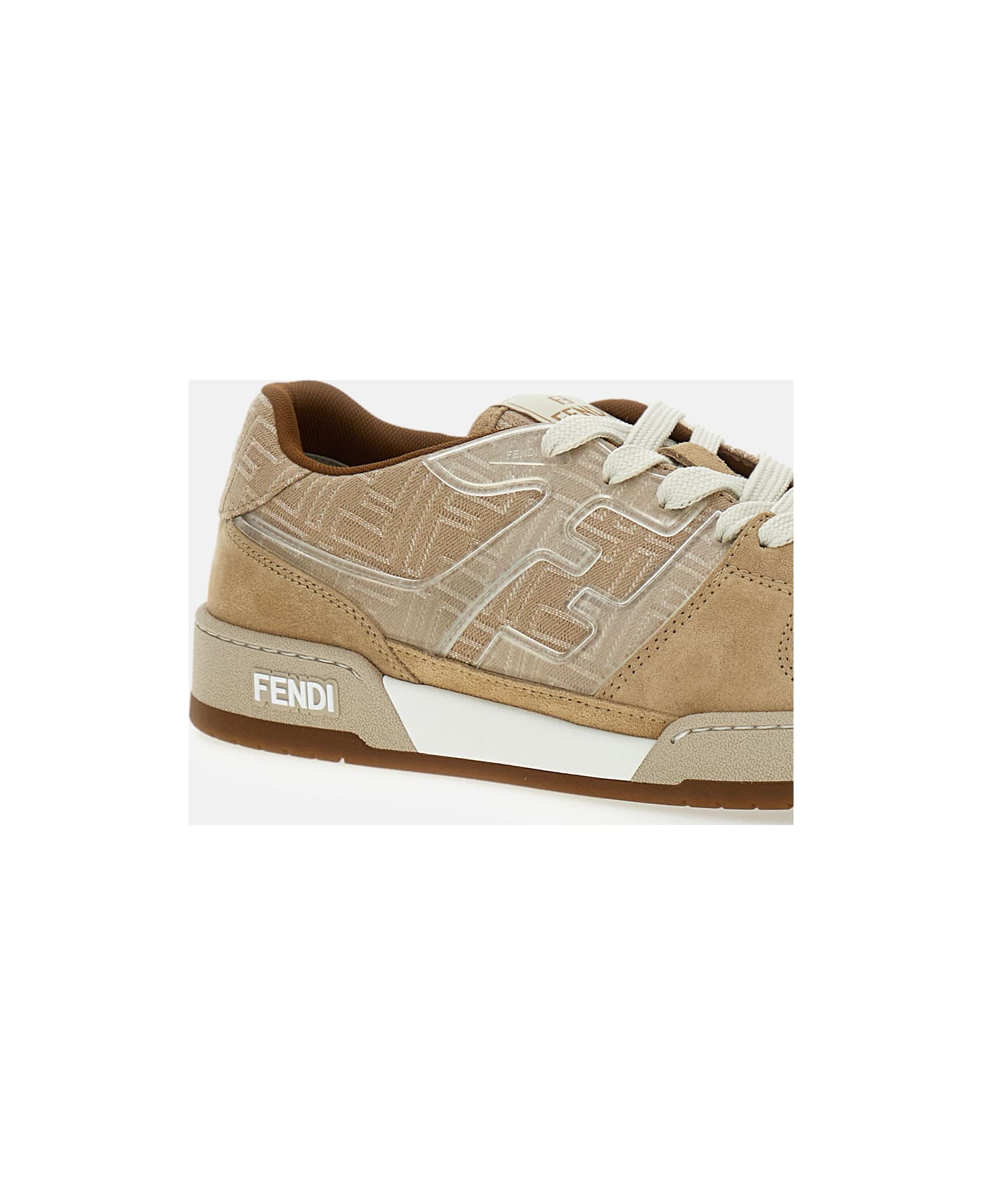 Fendi Low Top Sneakers - Beige