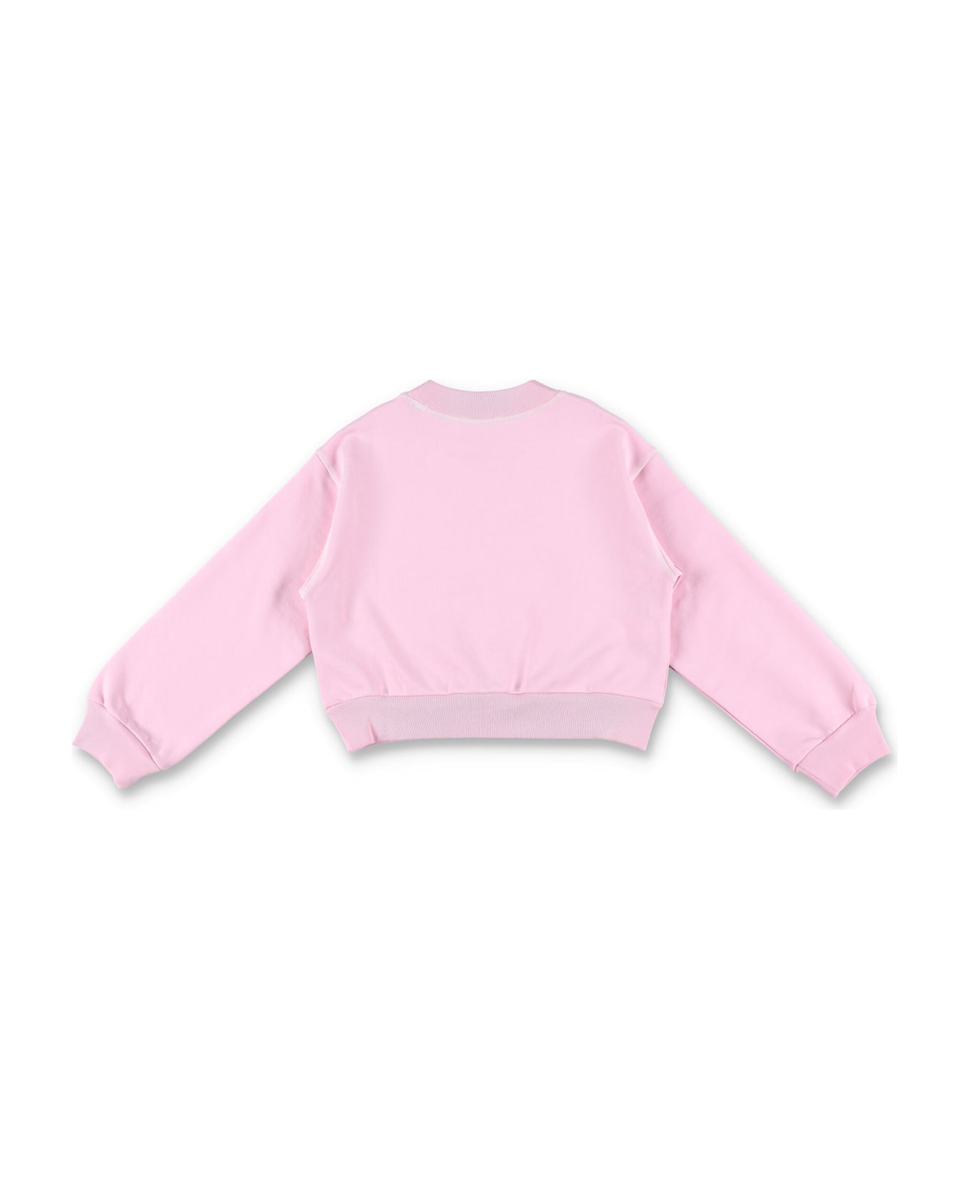 Marni Kid - Cropped Logo Sweatshirt - PINK ニットウェア＆スウェットシャツ