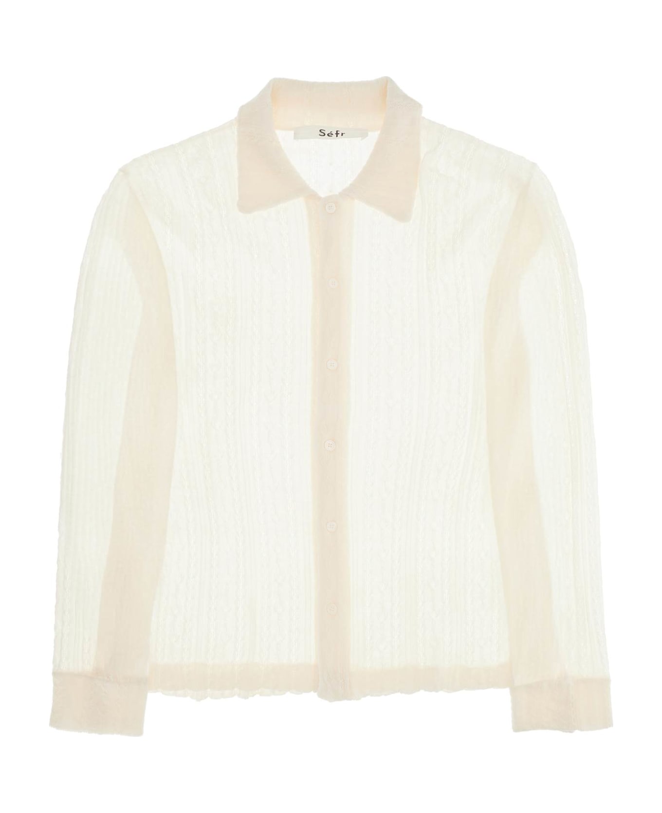 Séfr 'riku Merino Wool Shirt - PURE WHITE (White)