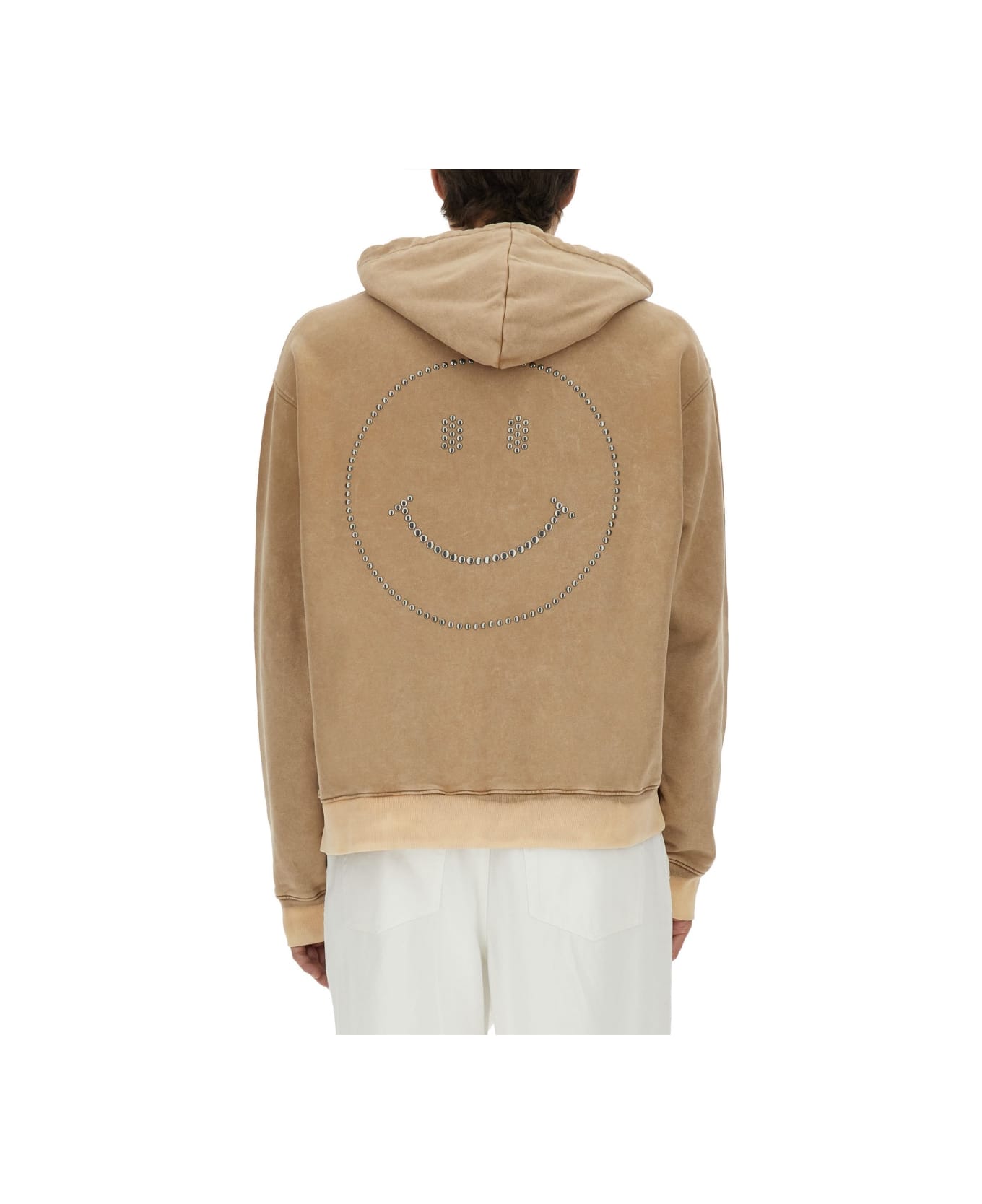Moschino Sweatshirt With Logo - BROWN