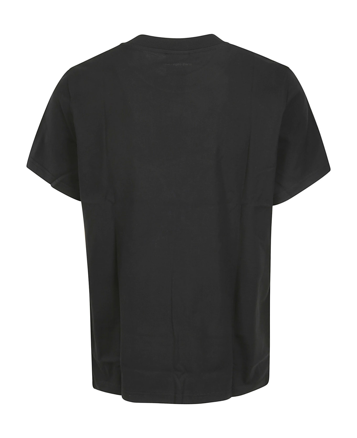 Courrèges Ac Straight T-shirt - BLACK