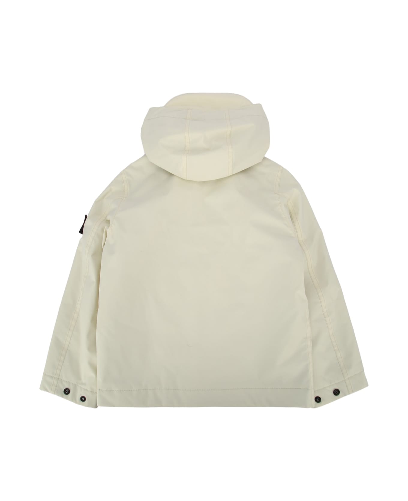 Stone Island Junior Short Parka - IVORY
