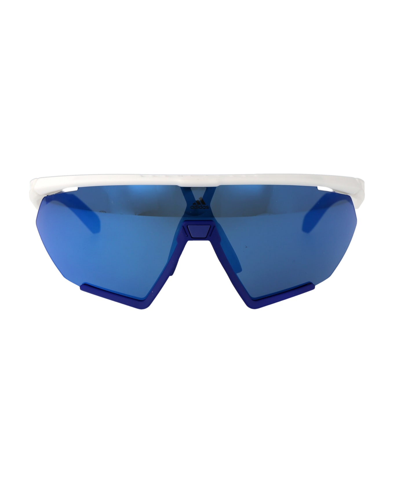 Adidas Cmpt Aero Li Sunglasses - 24X Bianco/Altro/Blu Specchiato
