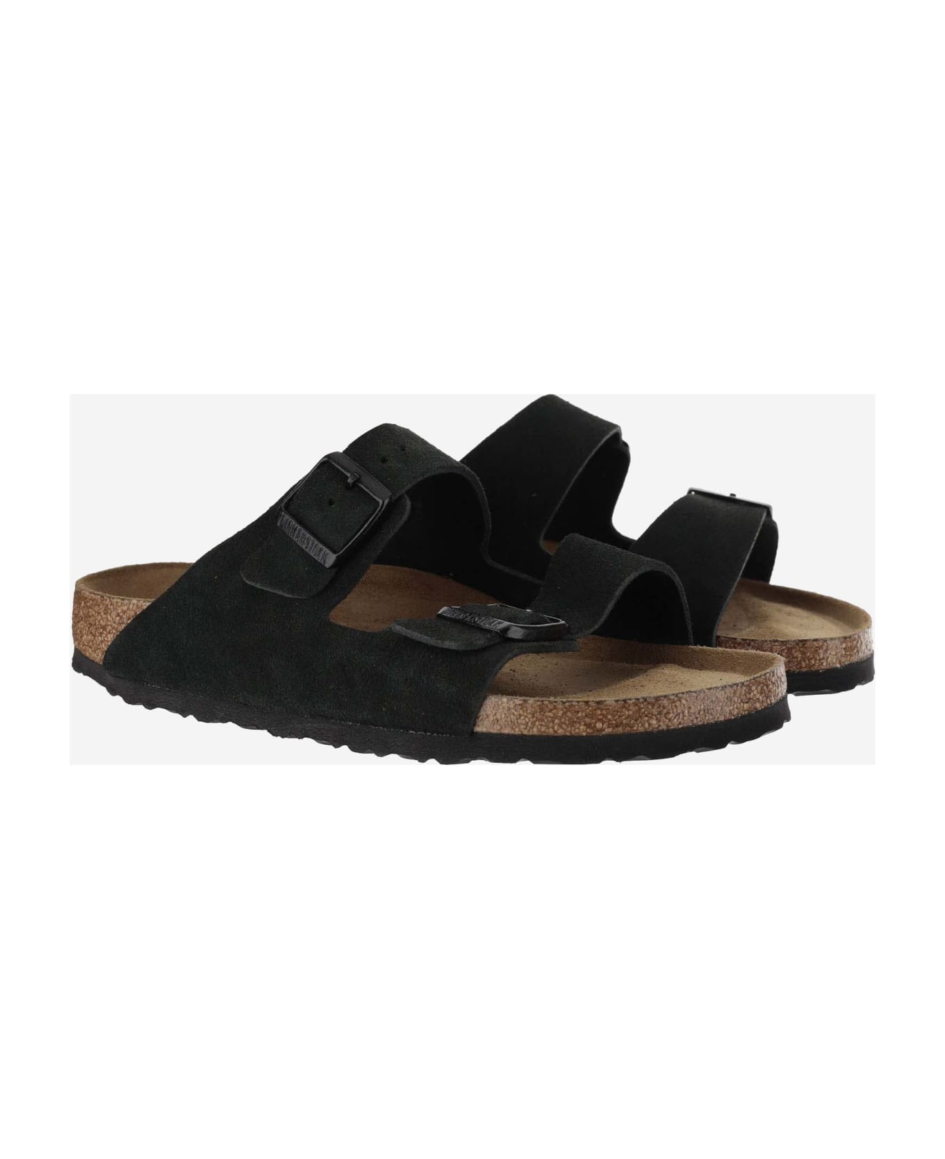 Birkenstock Arizona Suede Sandals - Black