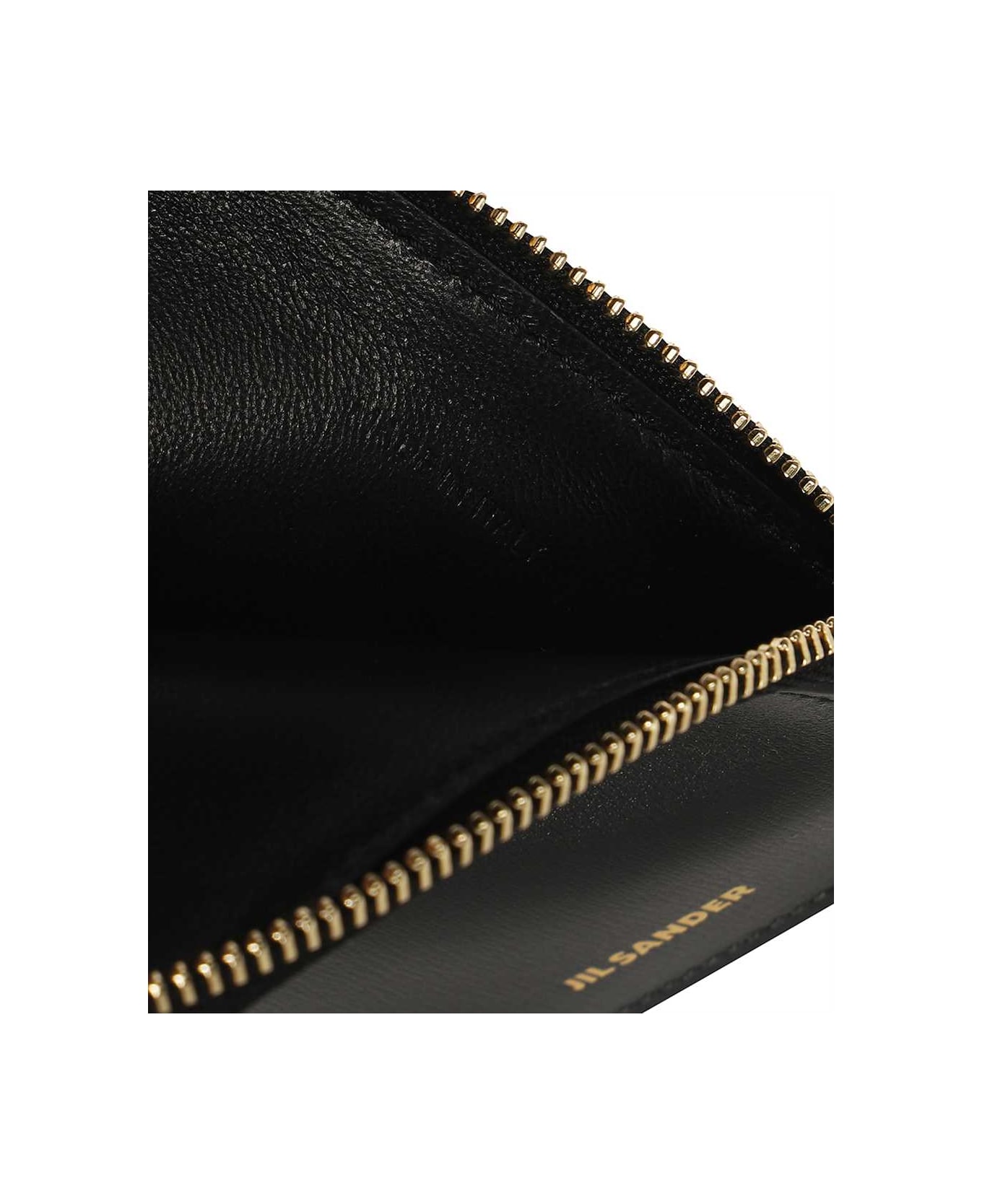 Jil Sander Leather Coin Purse - black