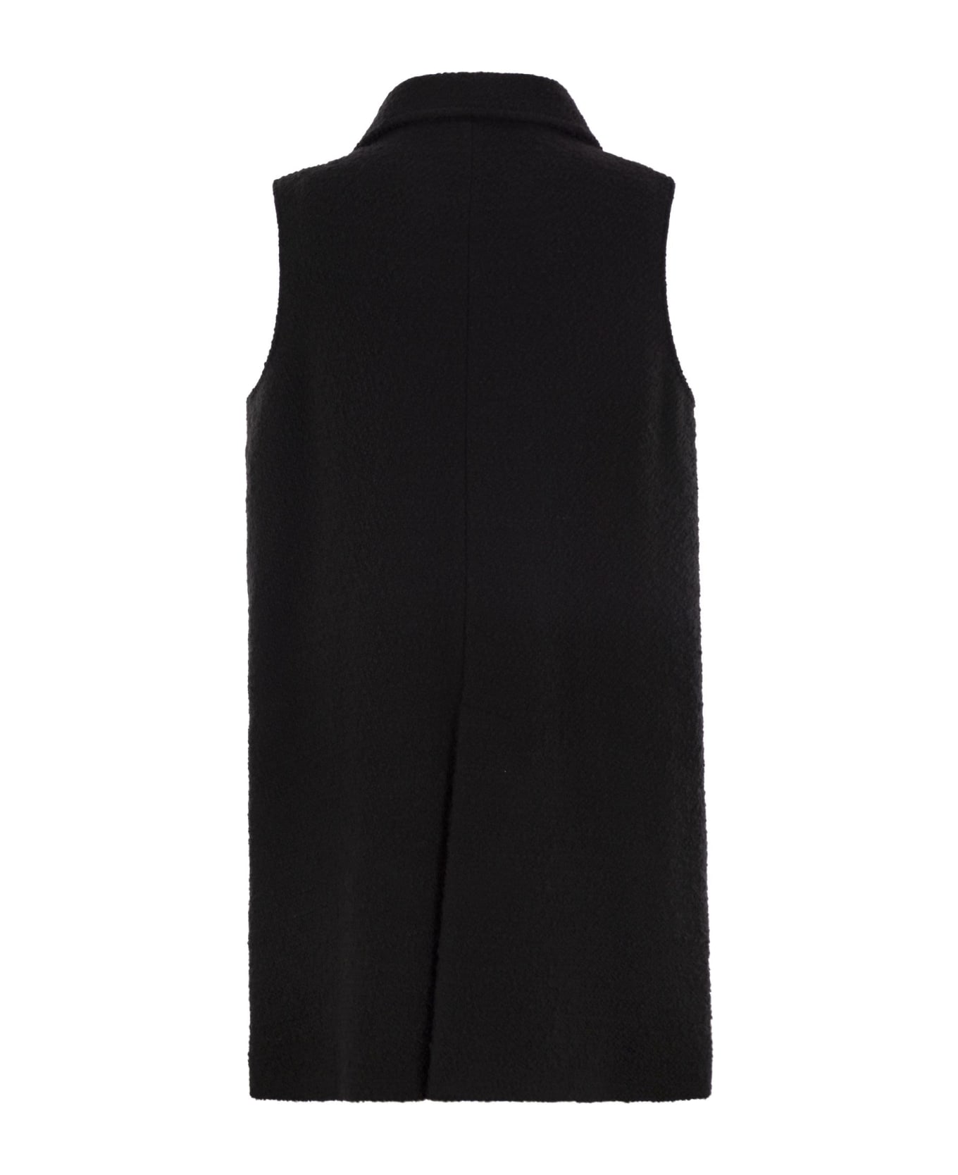 Fay 3 Ganci Lined Waistcoat - Black