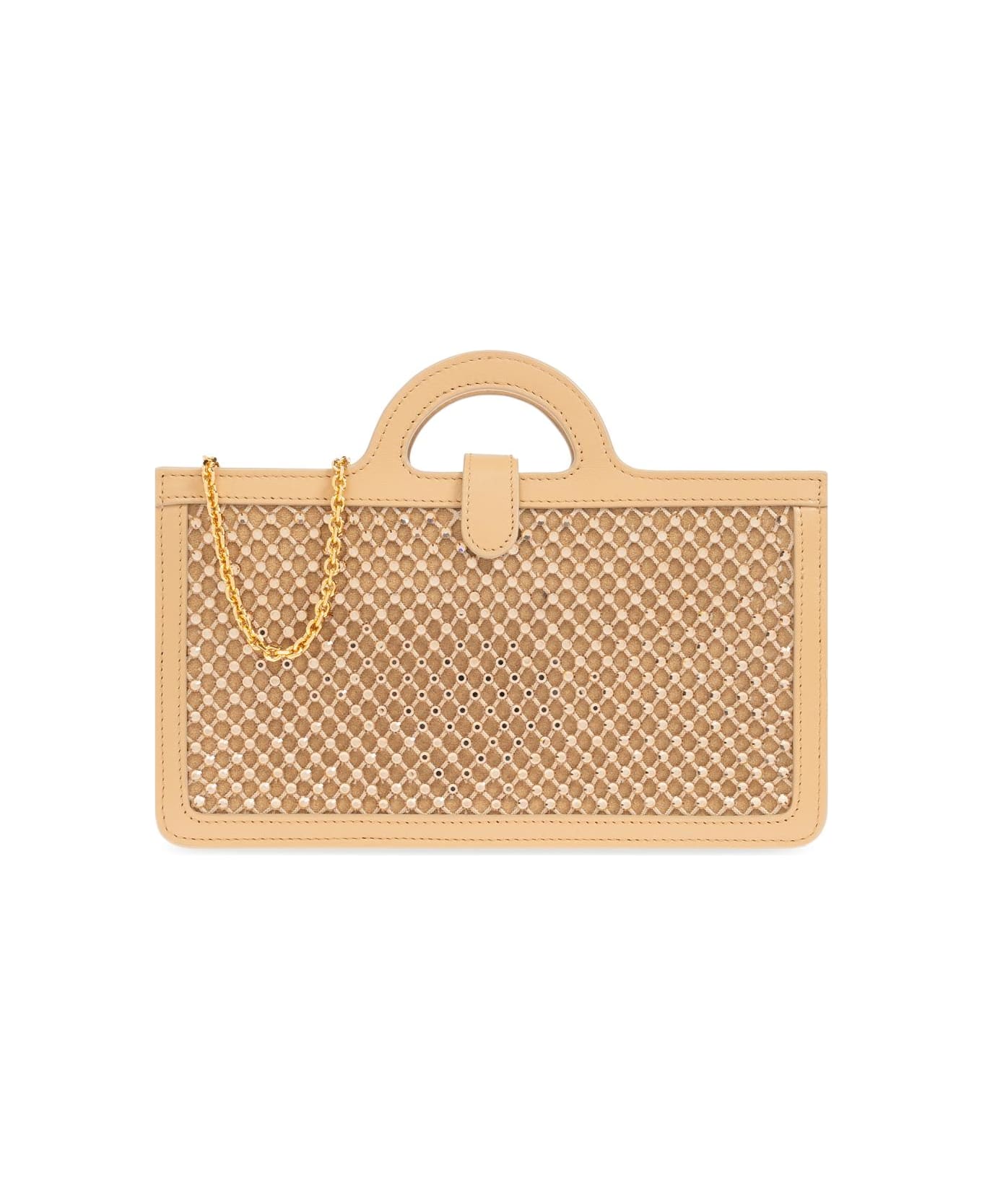 Marni Wallet On A Chain - CAMEL
