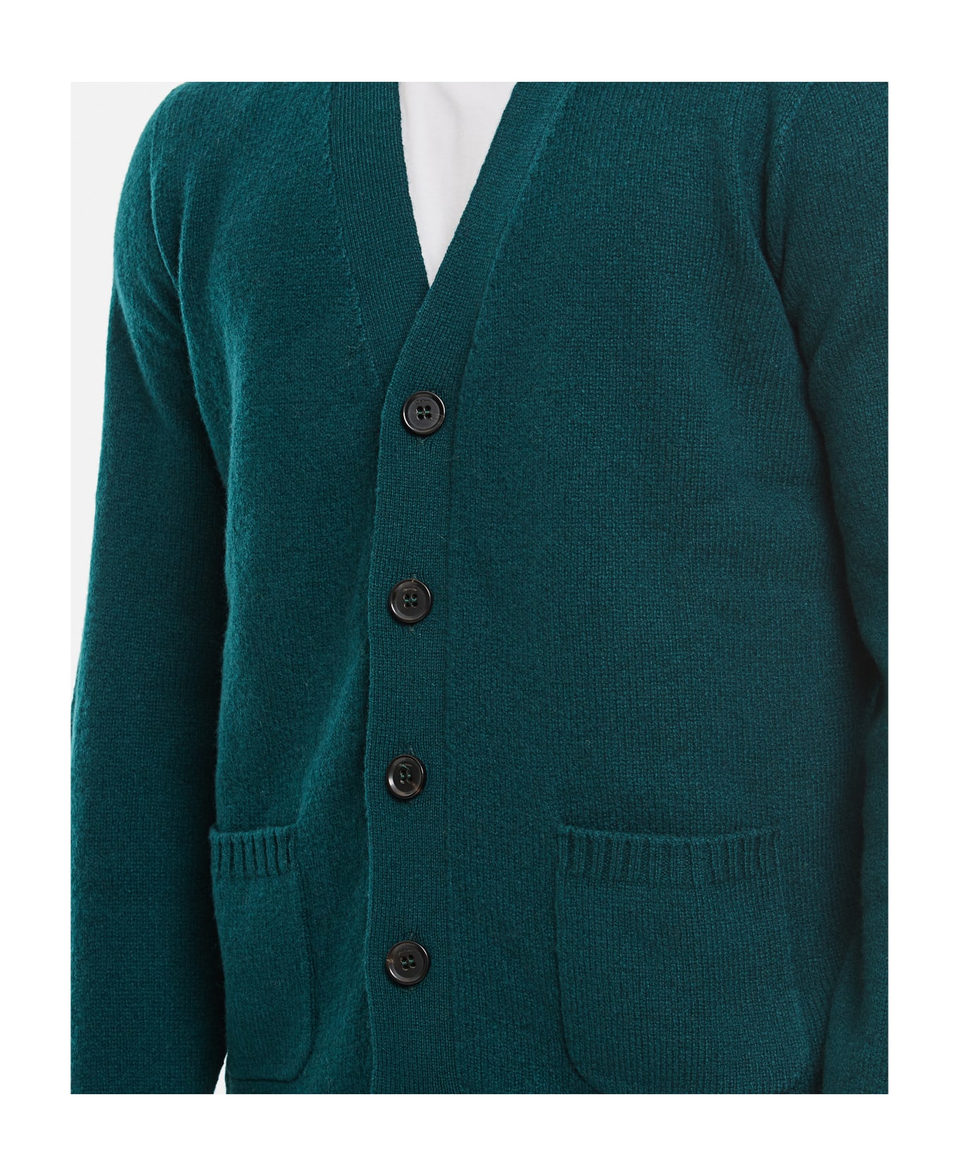 Drumohr Wool Cardigan Sweater - Green