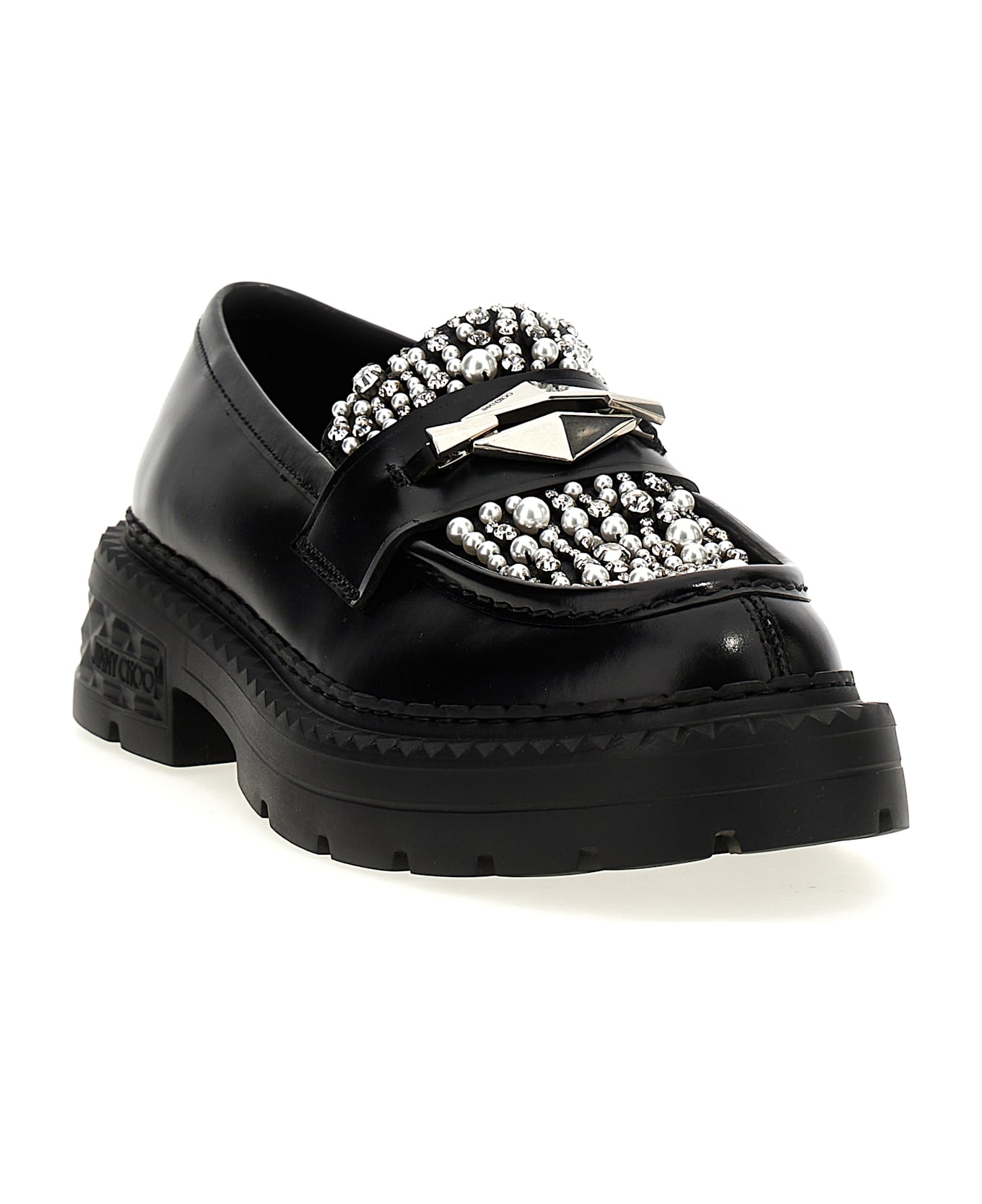 Jimmy Choo 
marlow Diamond
 Loafers - Black  