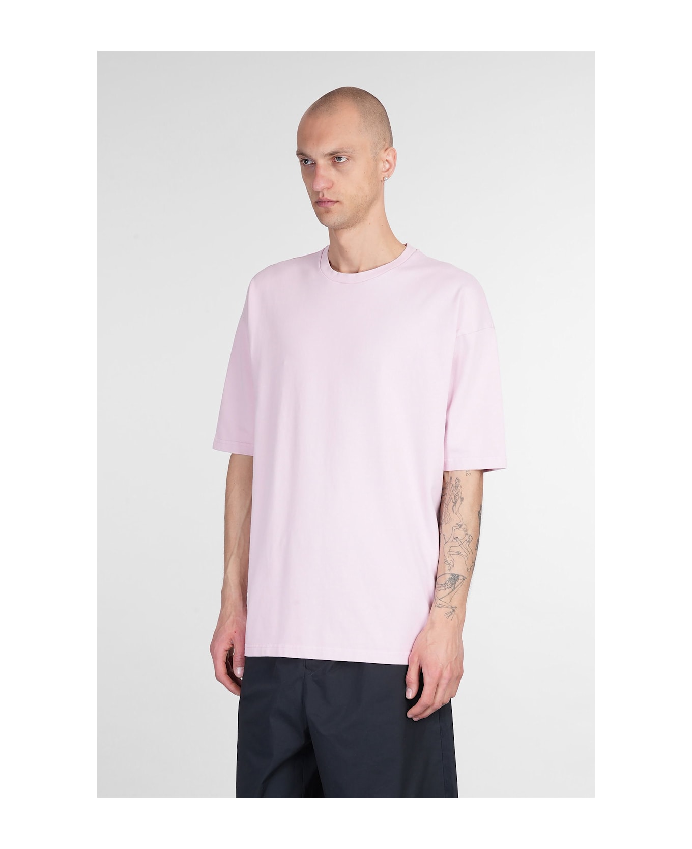 OAMC T-shirt In Rose-pink Cotton - rose-pink