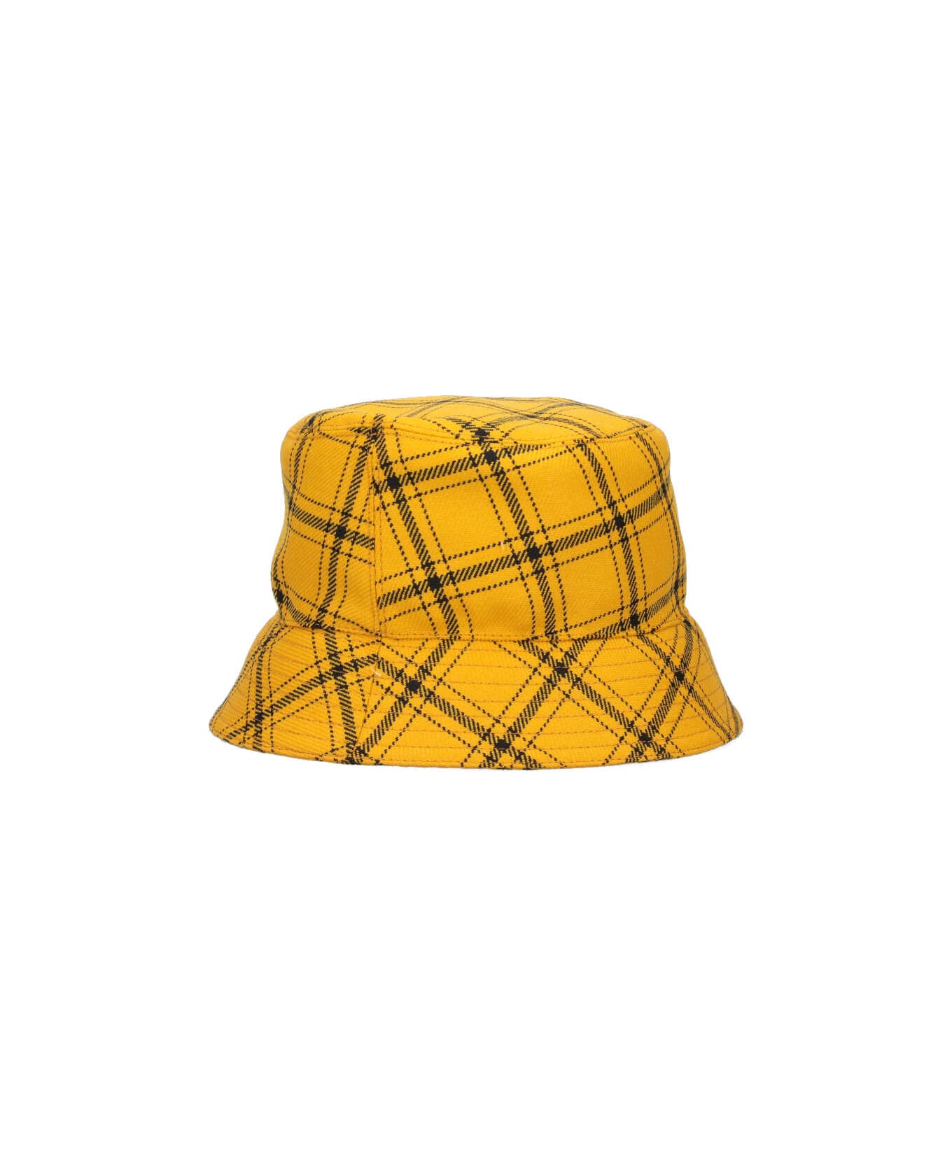 Marni Tartan Bucket Hat - Yellow 帽子
