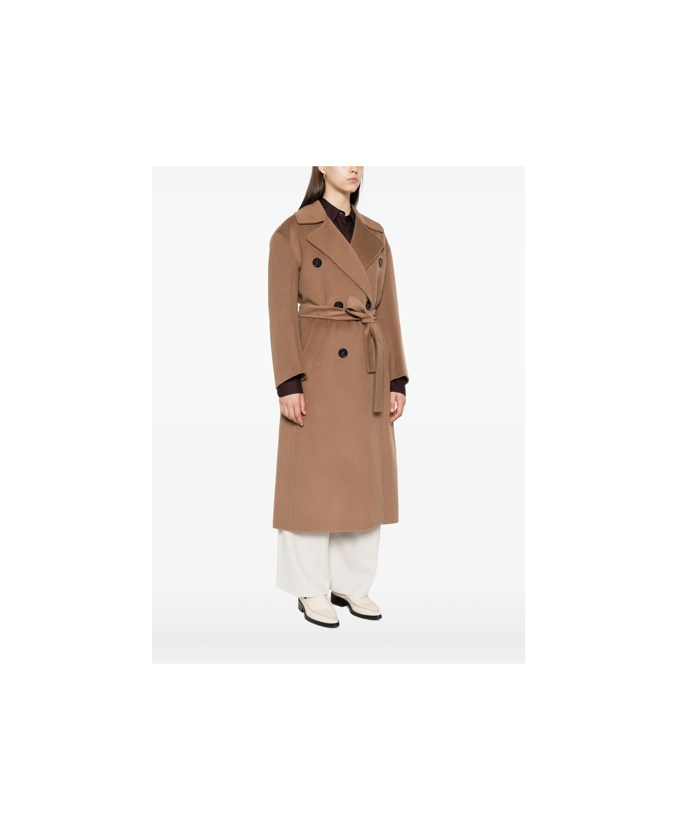 
S Max Mara Coat - BROWN